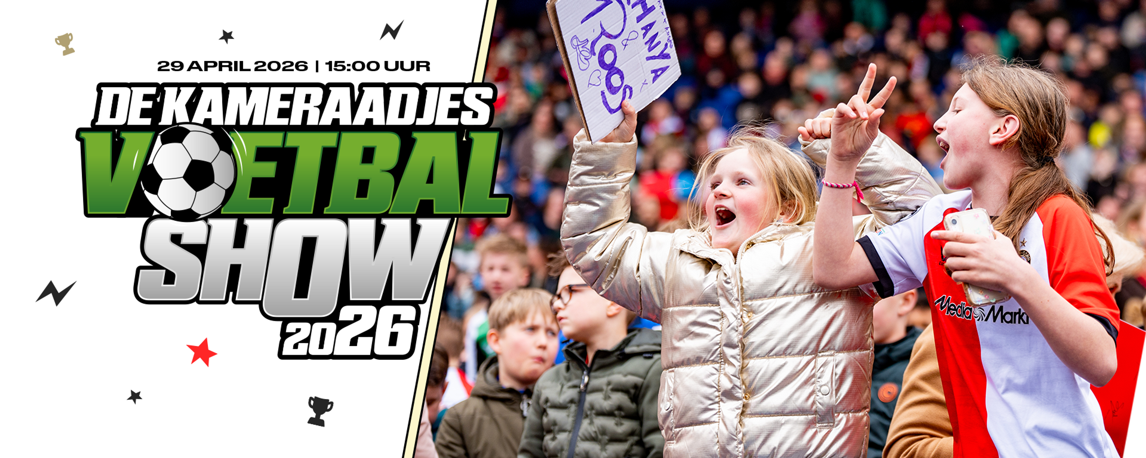 Kameraadjes voetbalshow 1