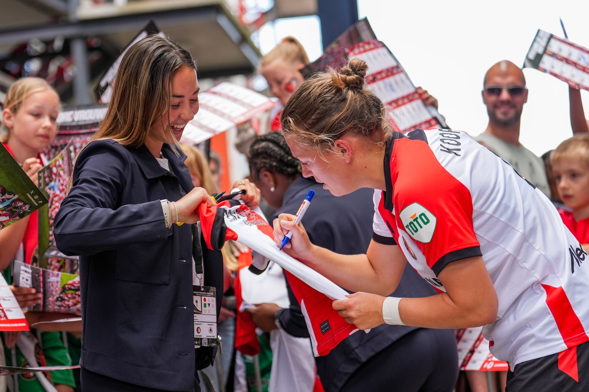 Kameraadjeswedstrijd Feyenoord V1 - Excelsior in De Kuip