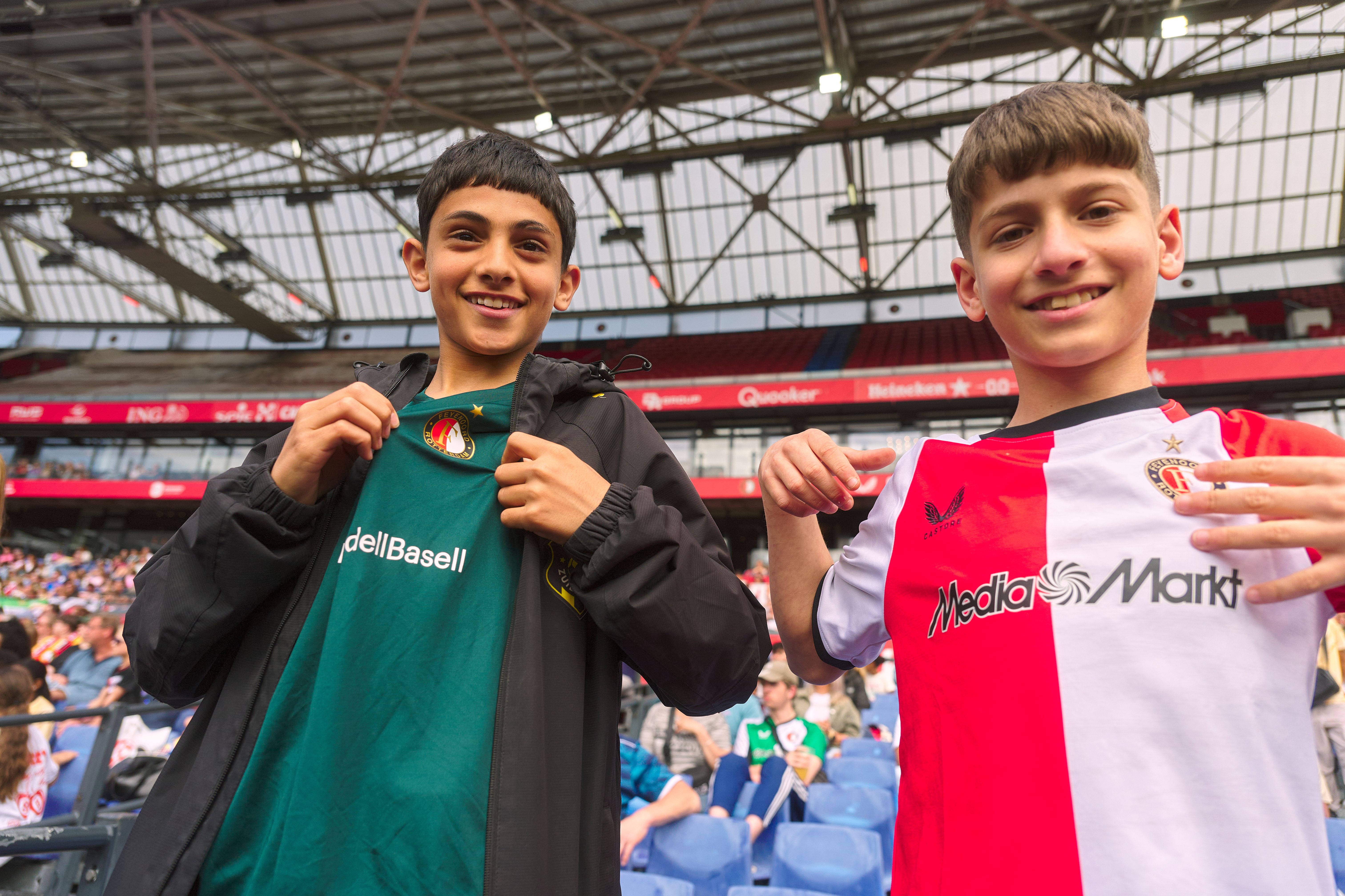 Kameraadjeswedstrijd Feyenoord V1 - Excelsior in De Kuip