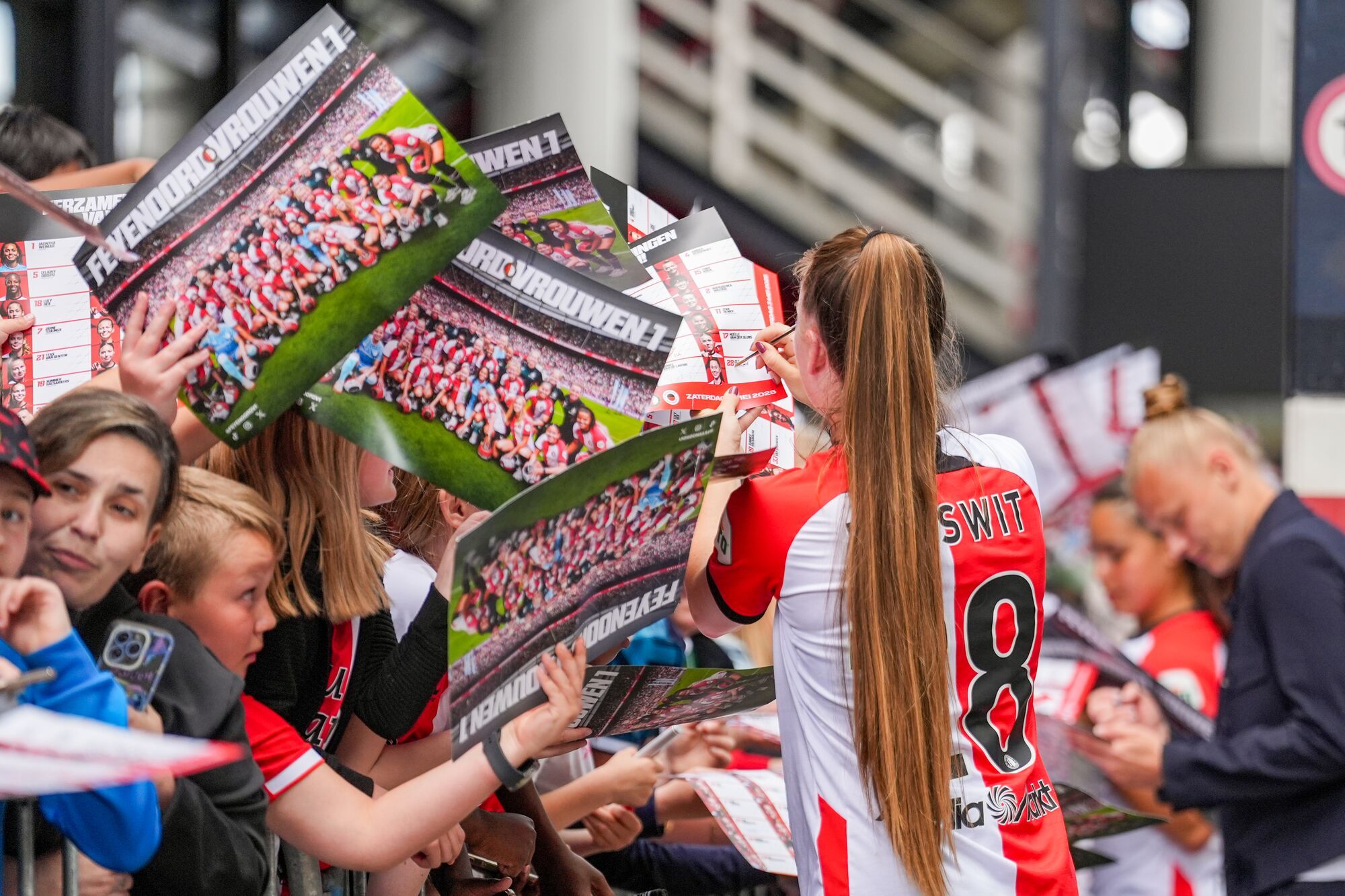 Kameraadjeswedstrijd Feyenoord V1 - Excelsior in De Kuip