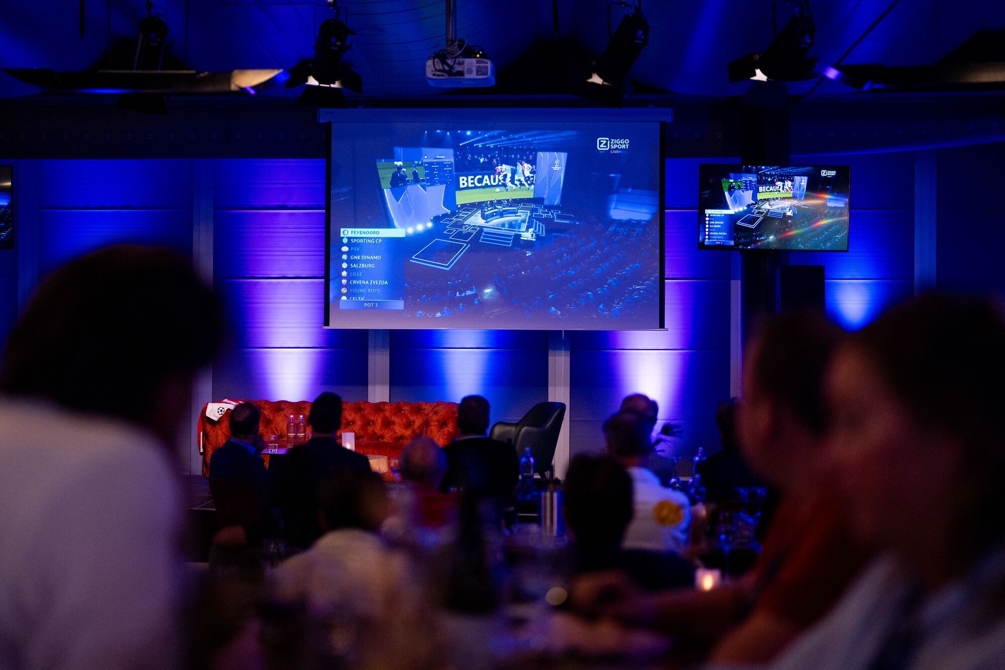 UCL draw partners en VvF