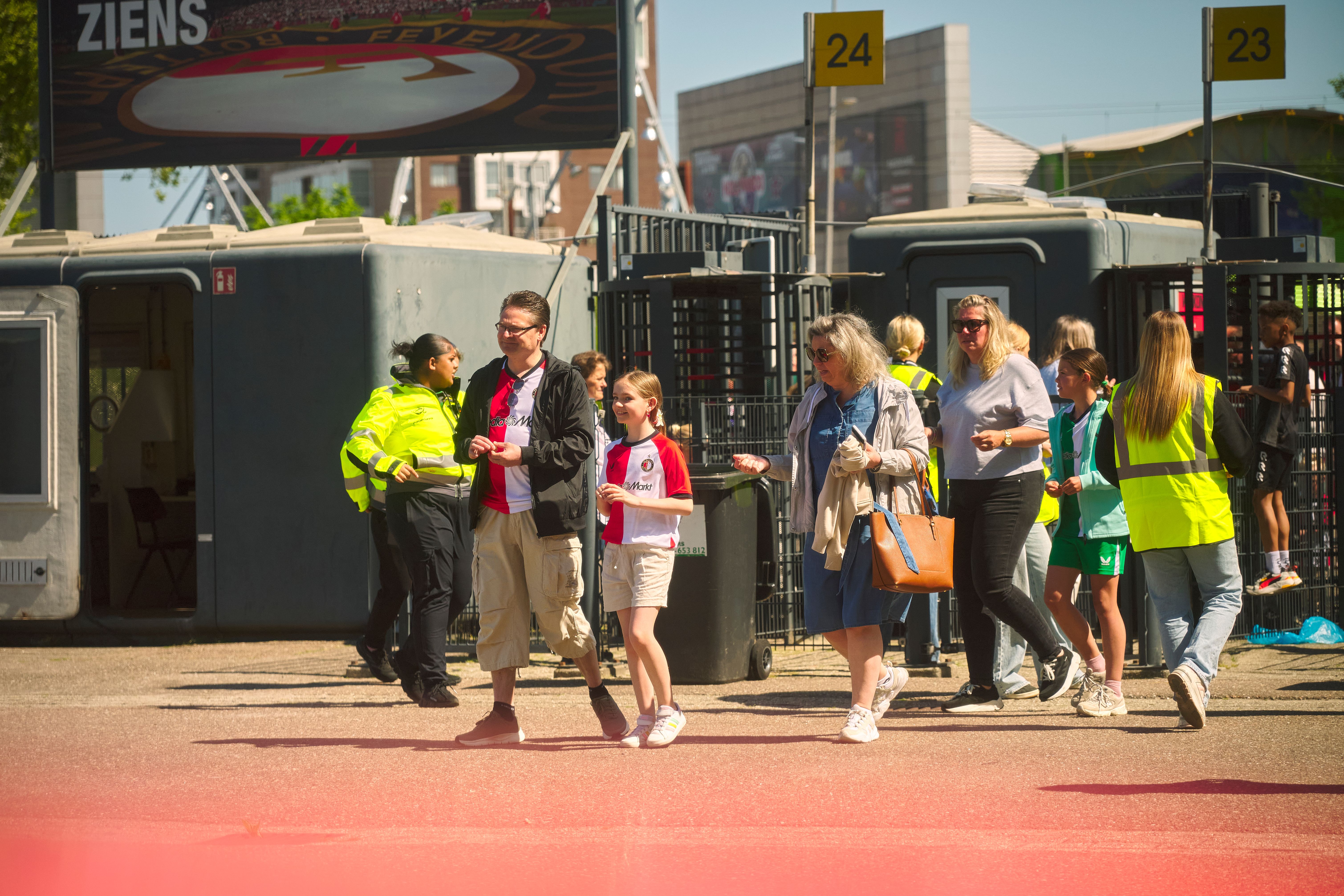 Kameraadjeswedstrijd Feyenoord V1 - Excelsior in De Kuip