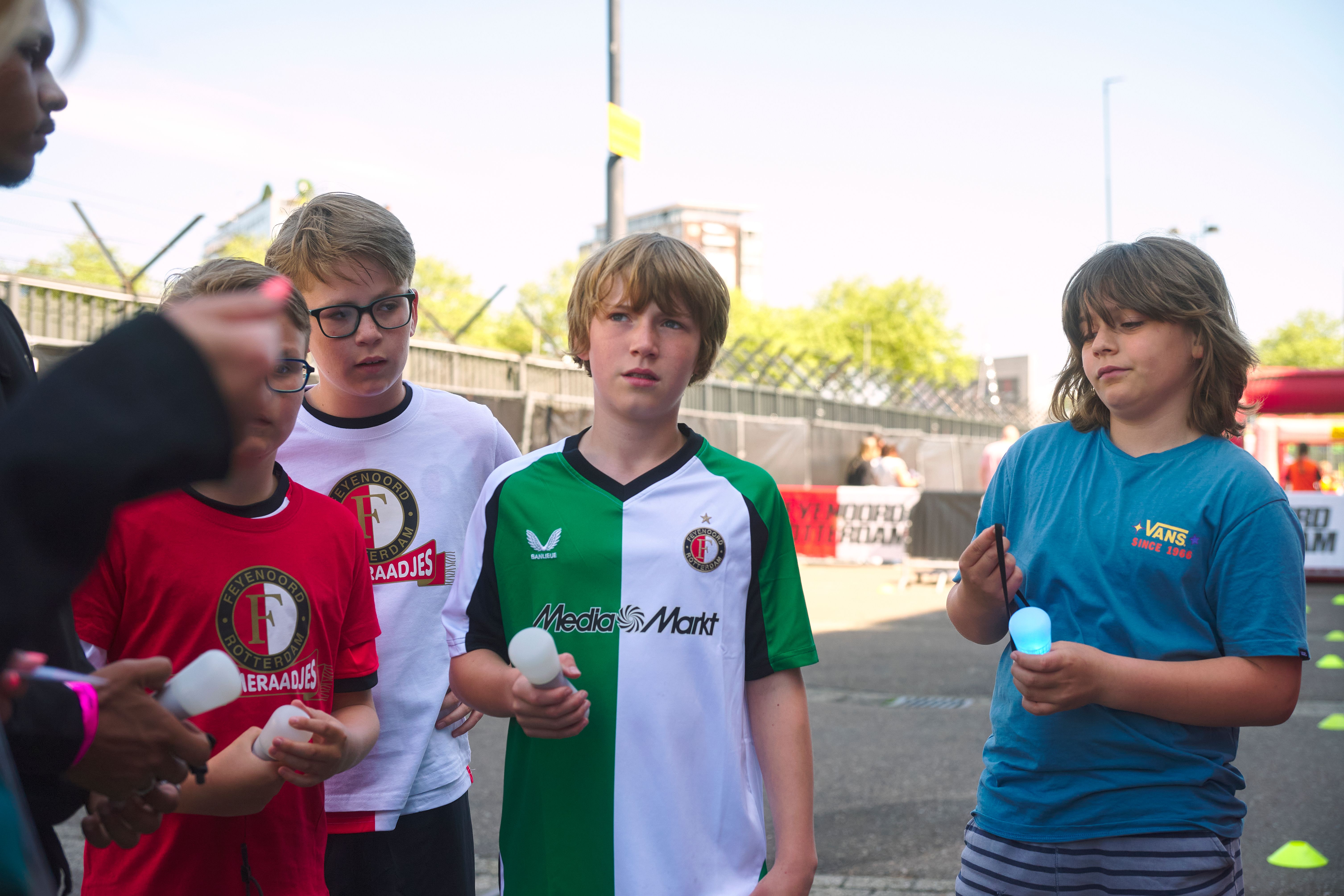 Kameraadjeswedstrijd Feyenoord V1 - Excelsior in De Kuip