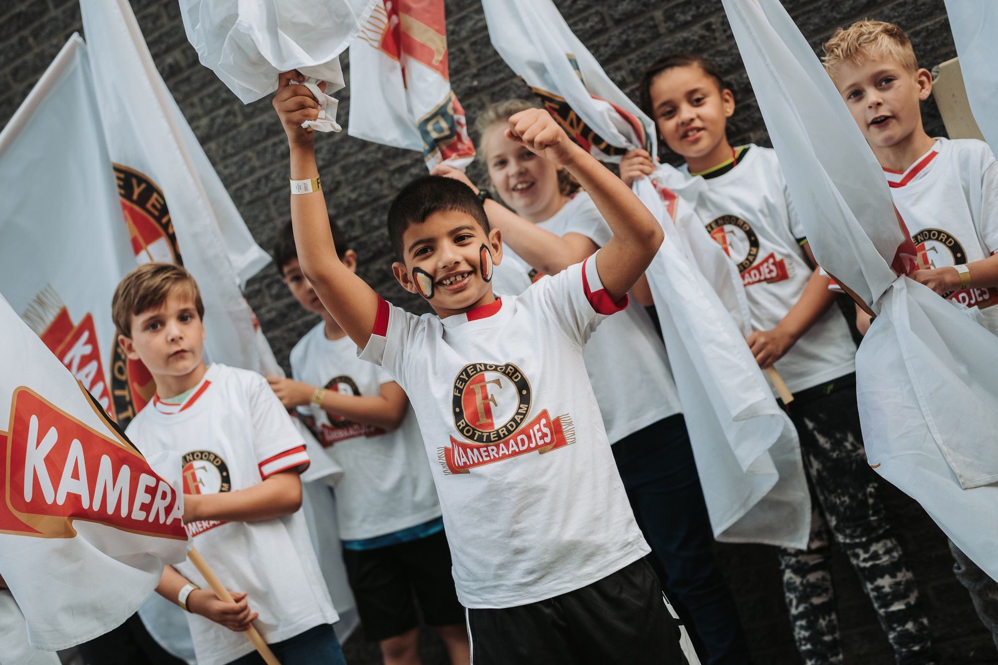 Juniorclub Kameraadjes vlaggenkinderen