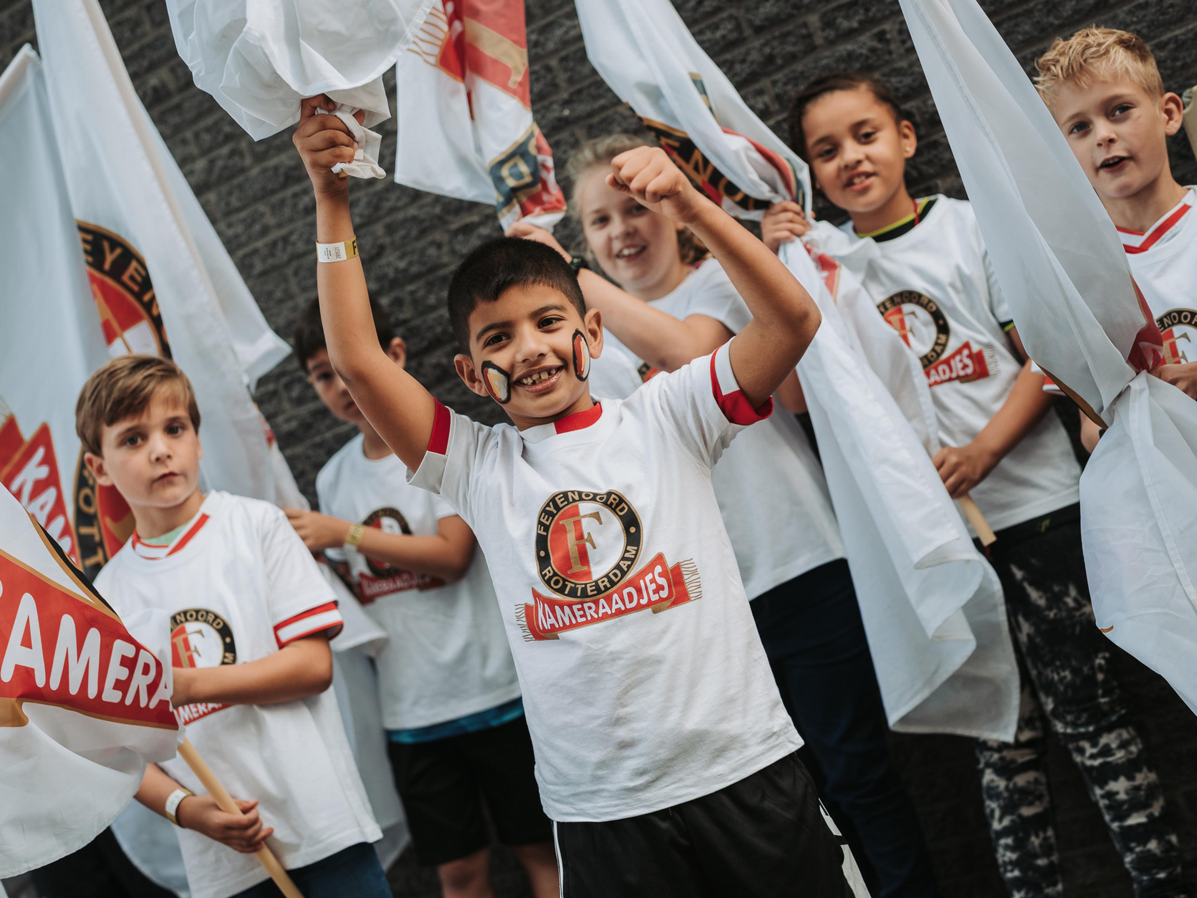 Juniorclub Kameraadjes vlaggenkinderen