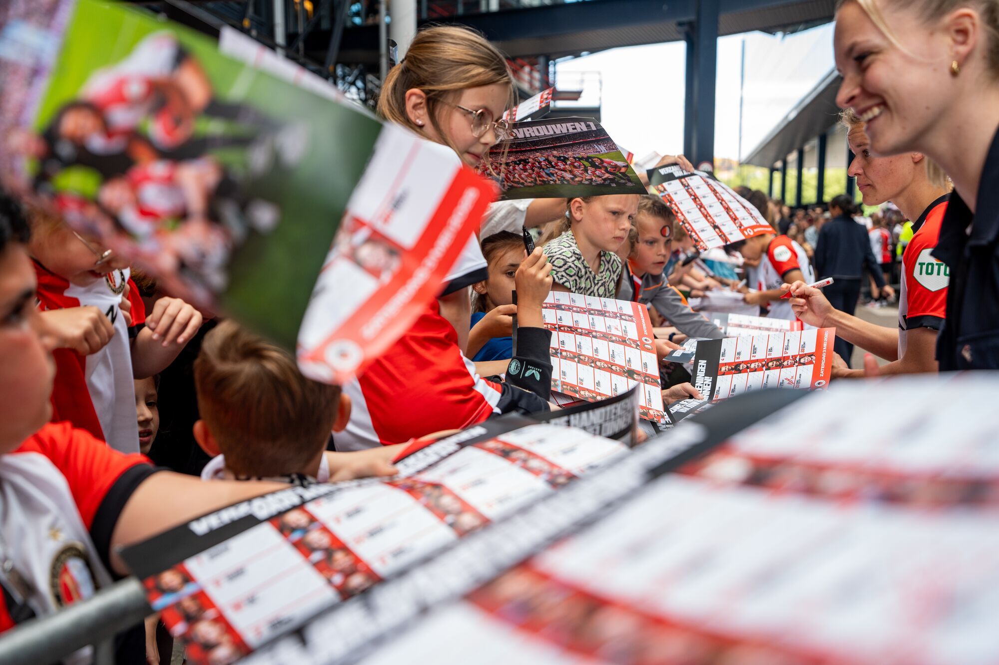 Kameraadjeswedstrijd Feyenoord V1 - Excelsior in De Kuip