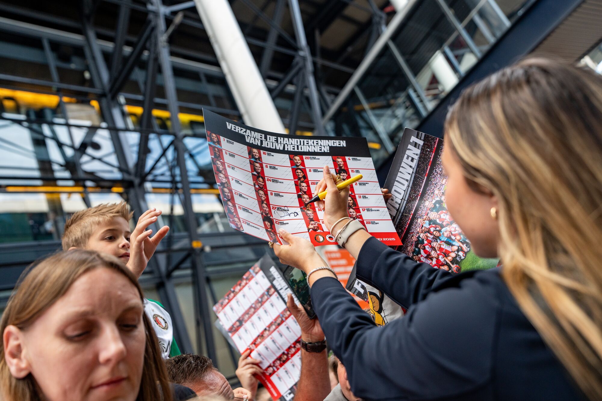 Kameraadjeswedstrijd Feyenoord V1 - Excelsior in De Kuip