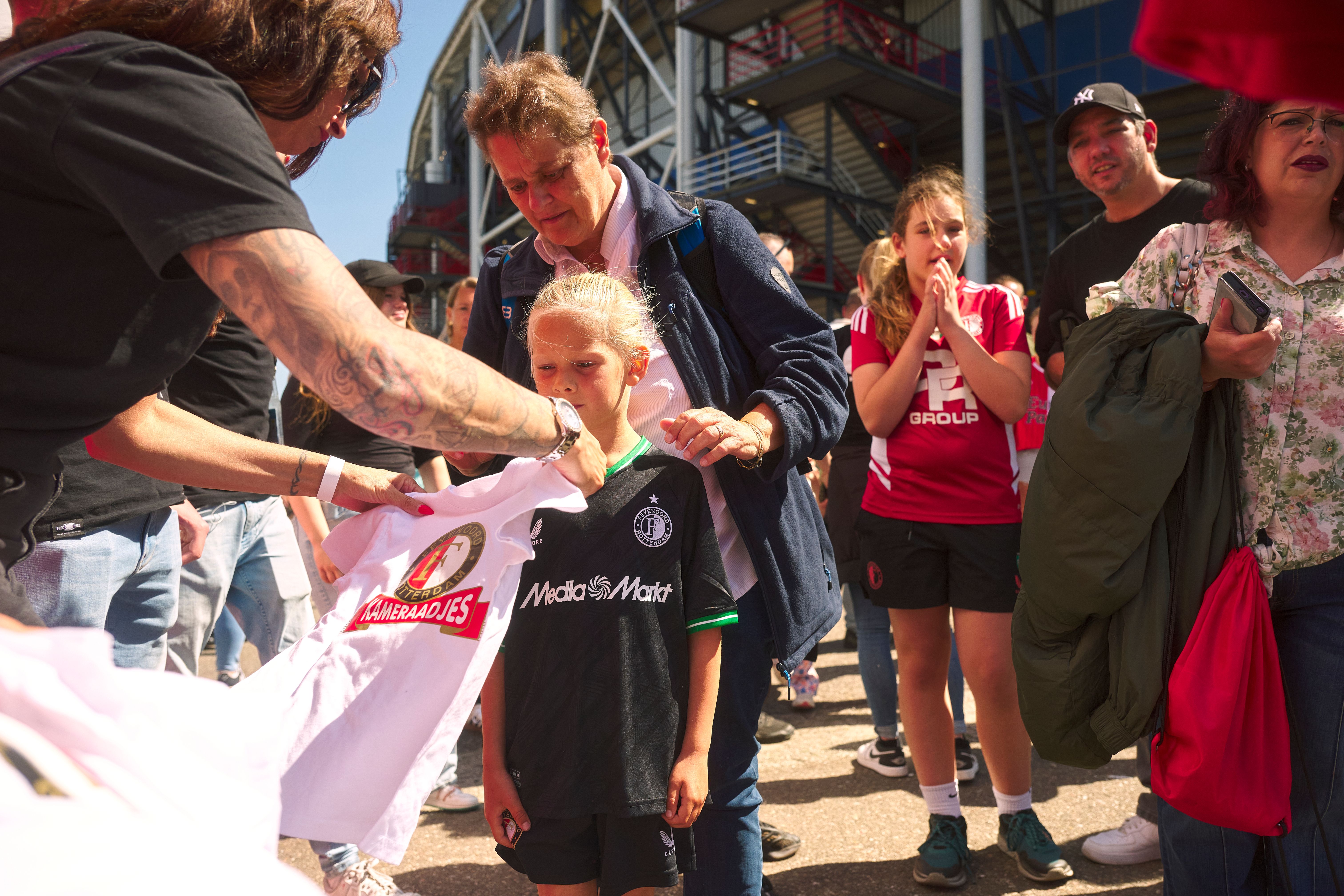 Kameraadjeswedstrijd Feyenoord V1 - Excelsior in De Kuip