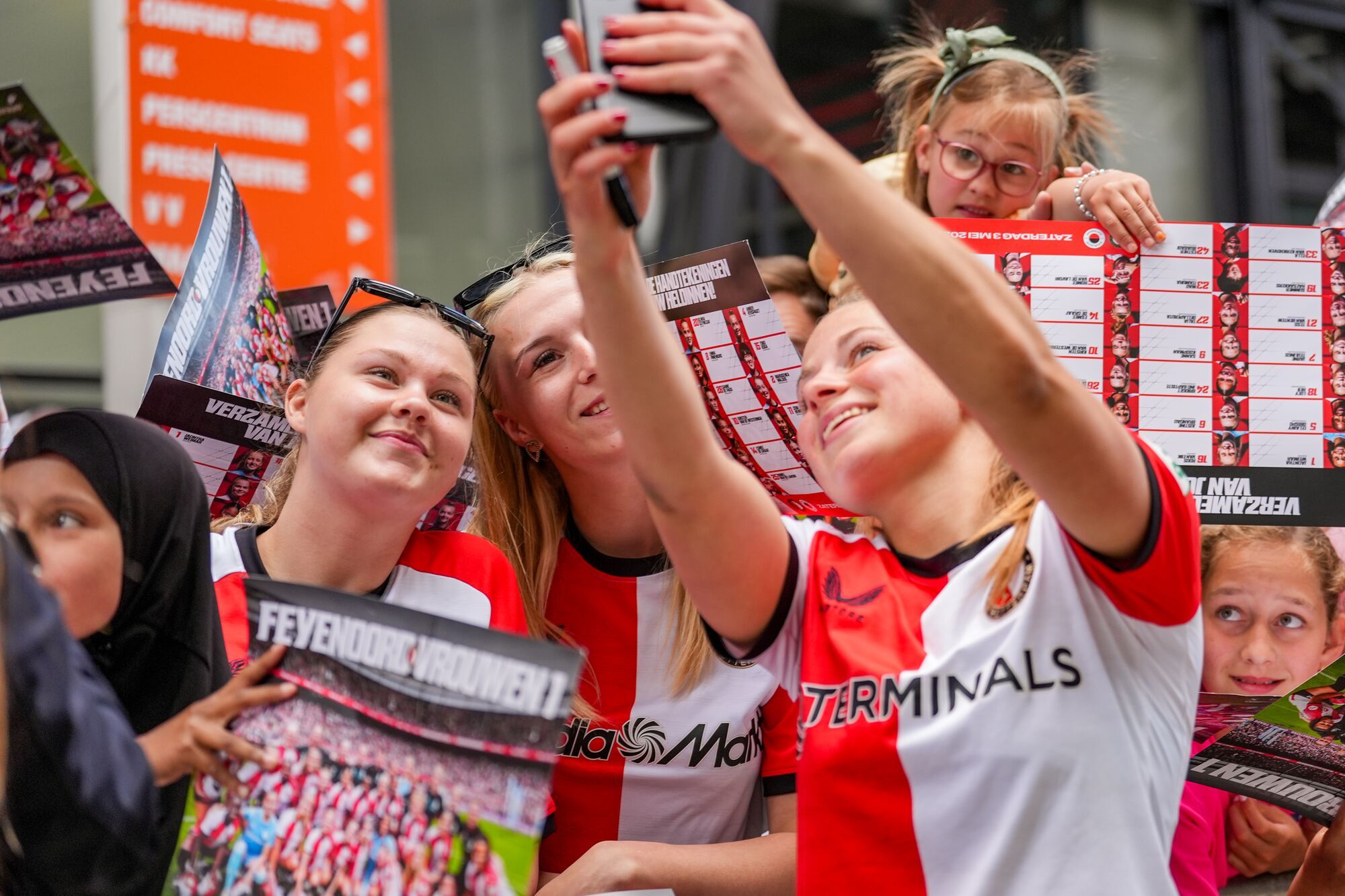 Kameraadjeswedstrijd Feyenoord V1 - Excelsior in De Kuip