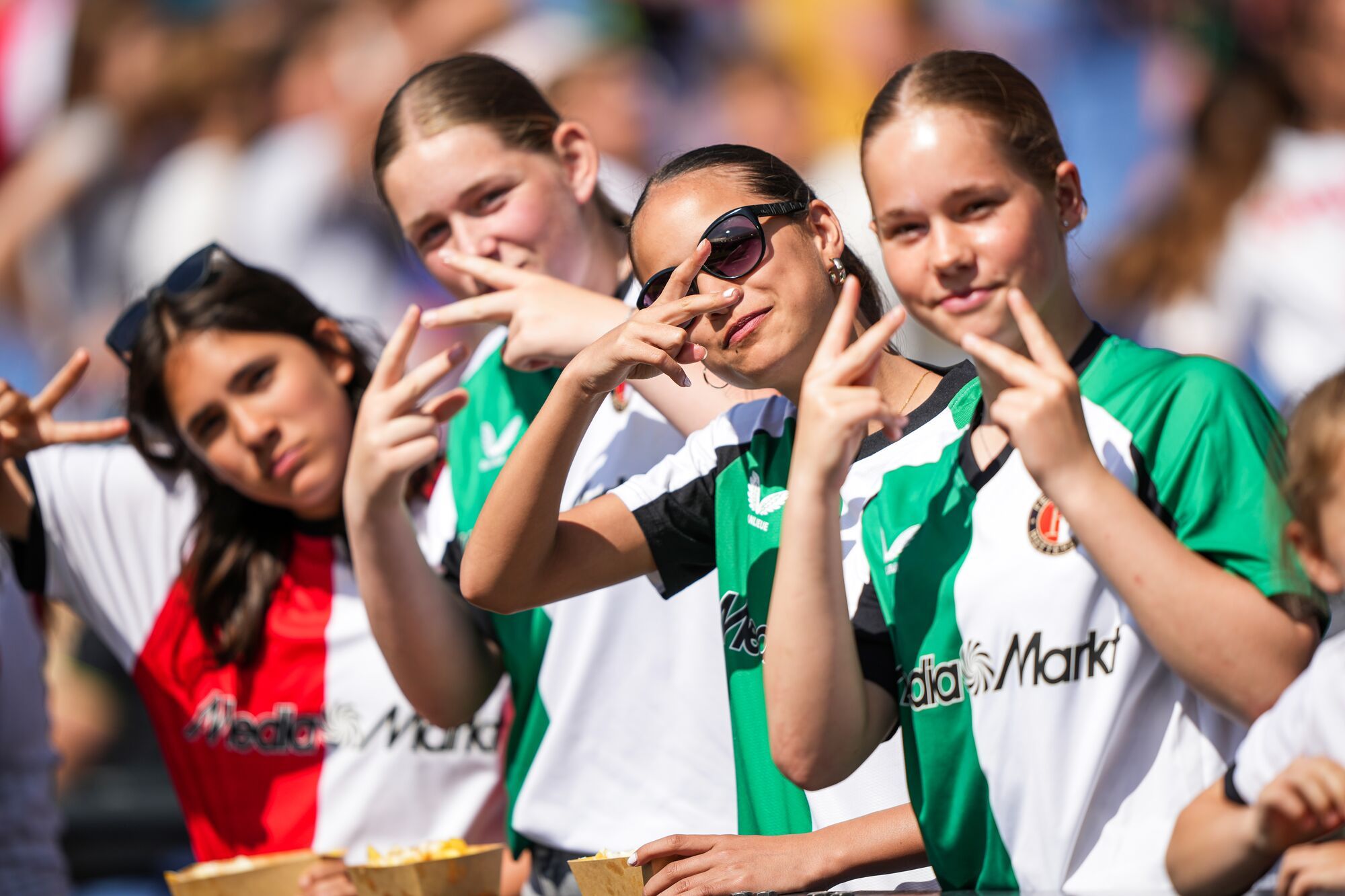 Kameraadjeswedstrijd Feyenoord V1 - Excelsior in De Kuip