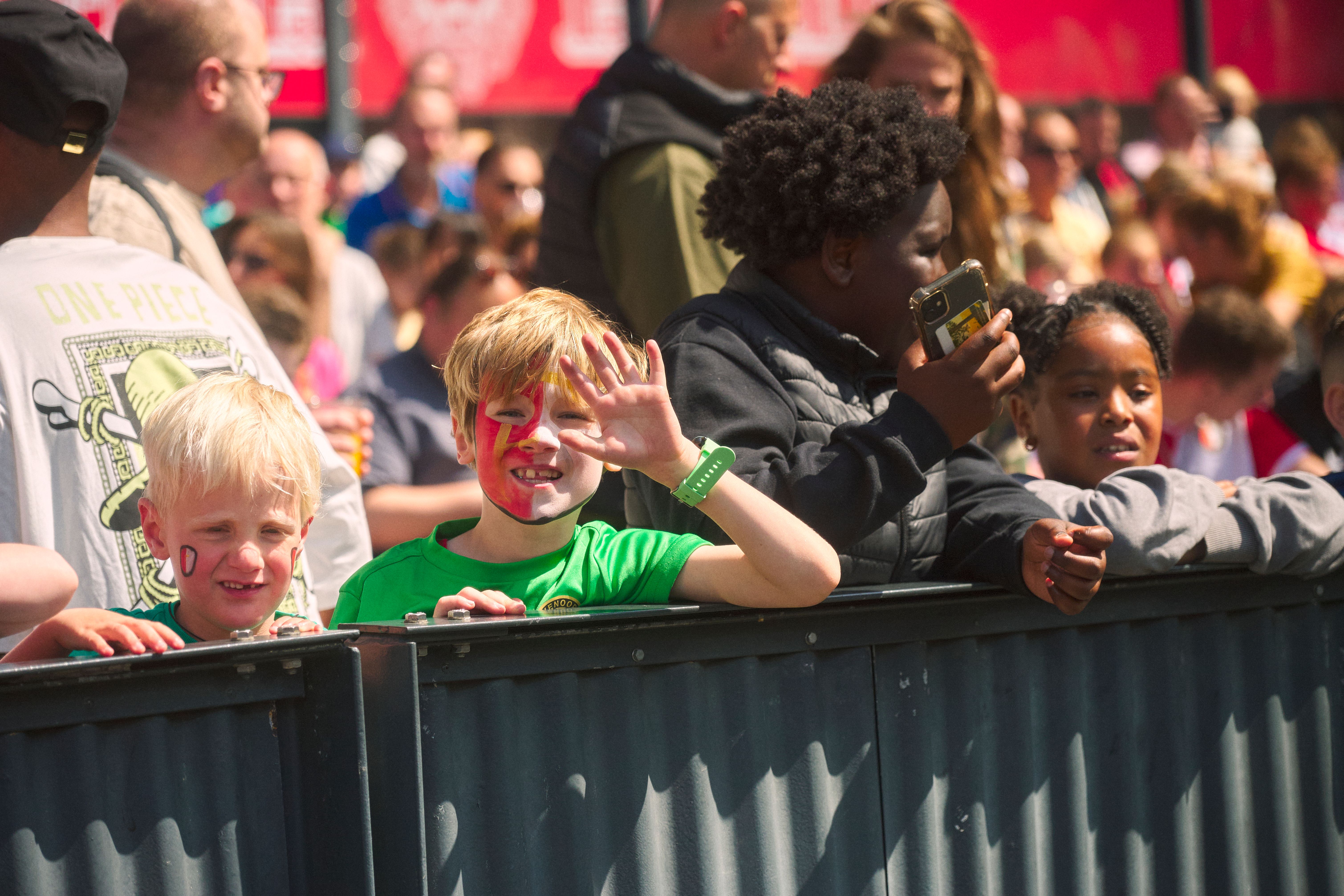 Kameraadjeswedstrijd Feyenoord V1 - Excelsior in De Kuip