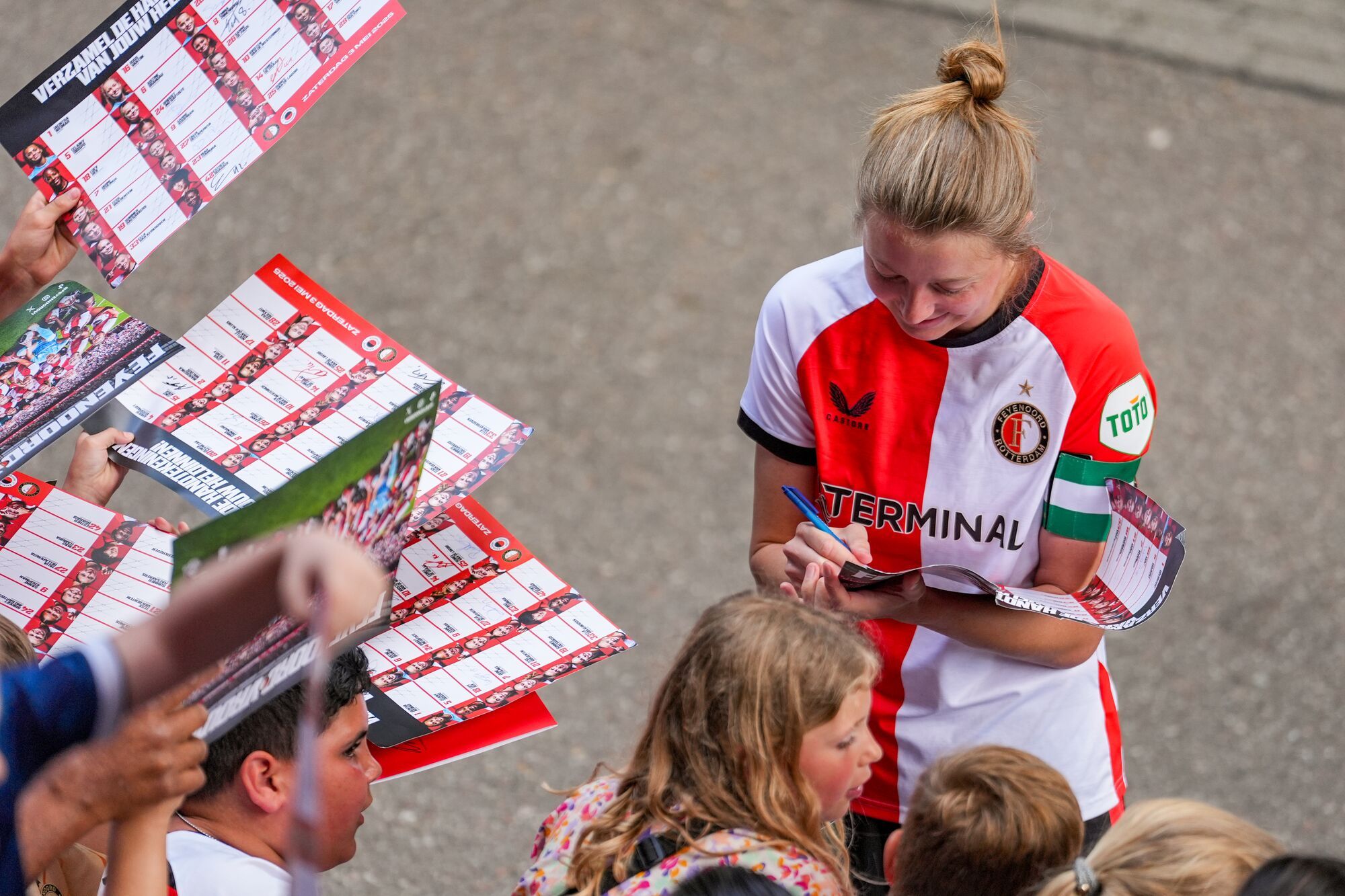 Kameraadjeswedstrijd Feyenoord V1 - Excelsior in De Kuip