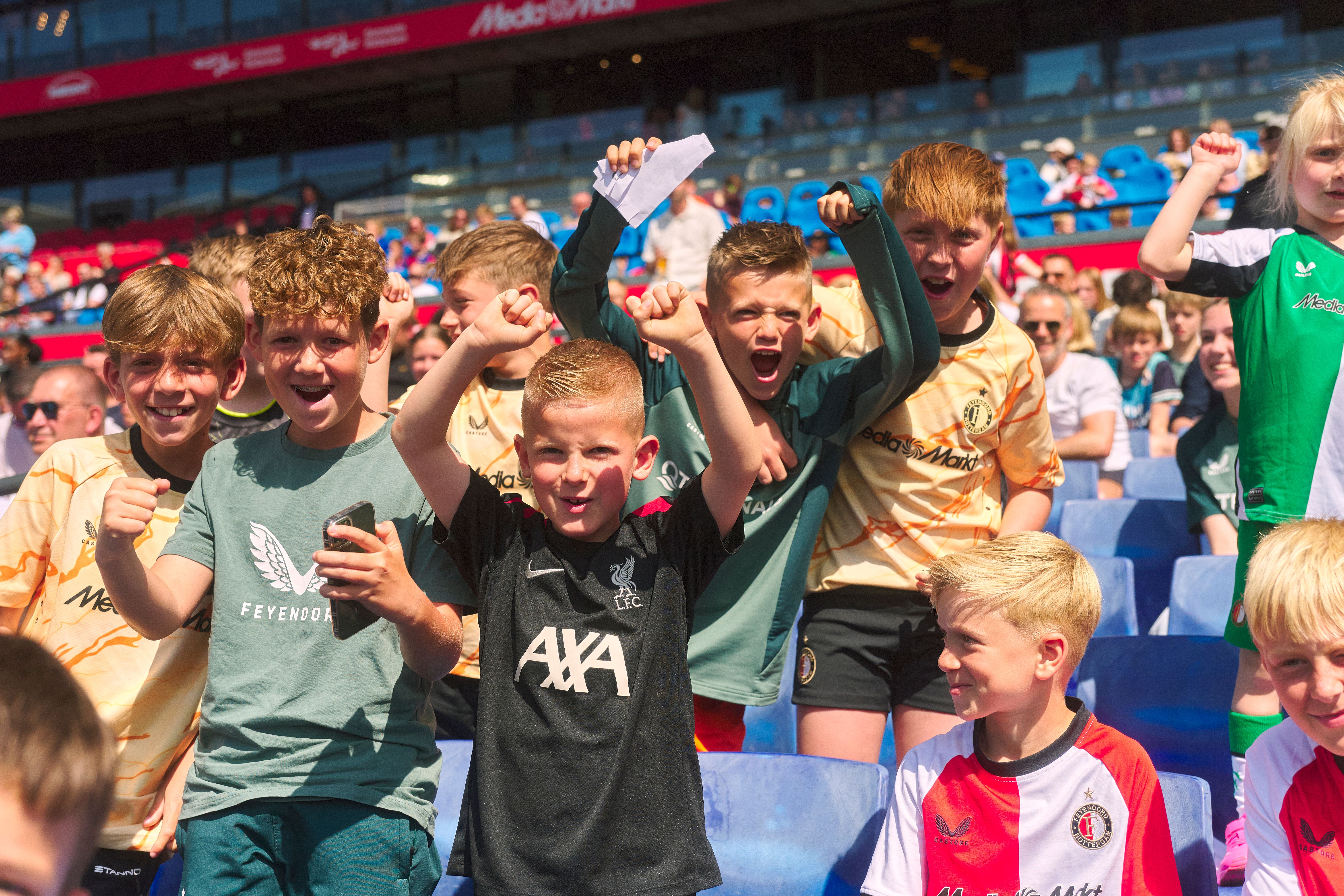 Kameraadjeswedstrijd Feyenoord V1 - Excelsior in De Kuip