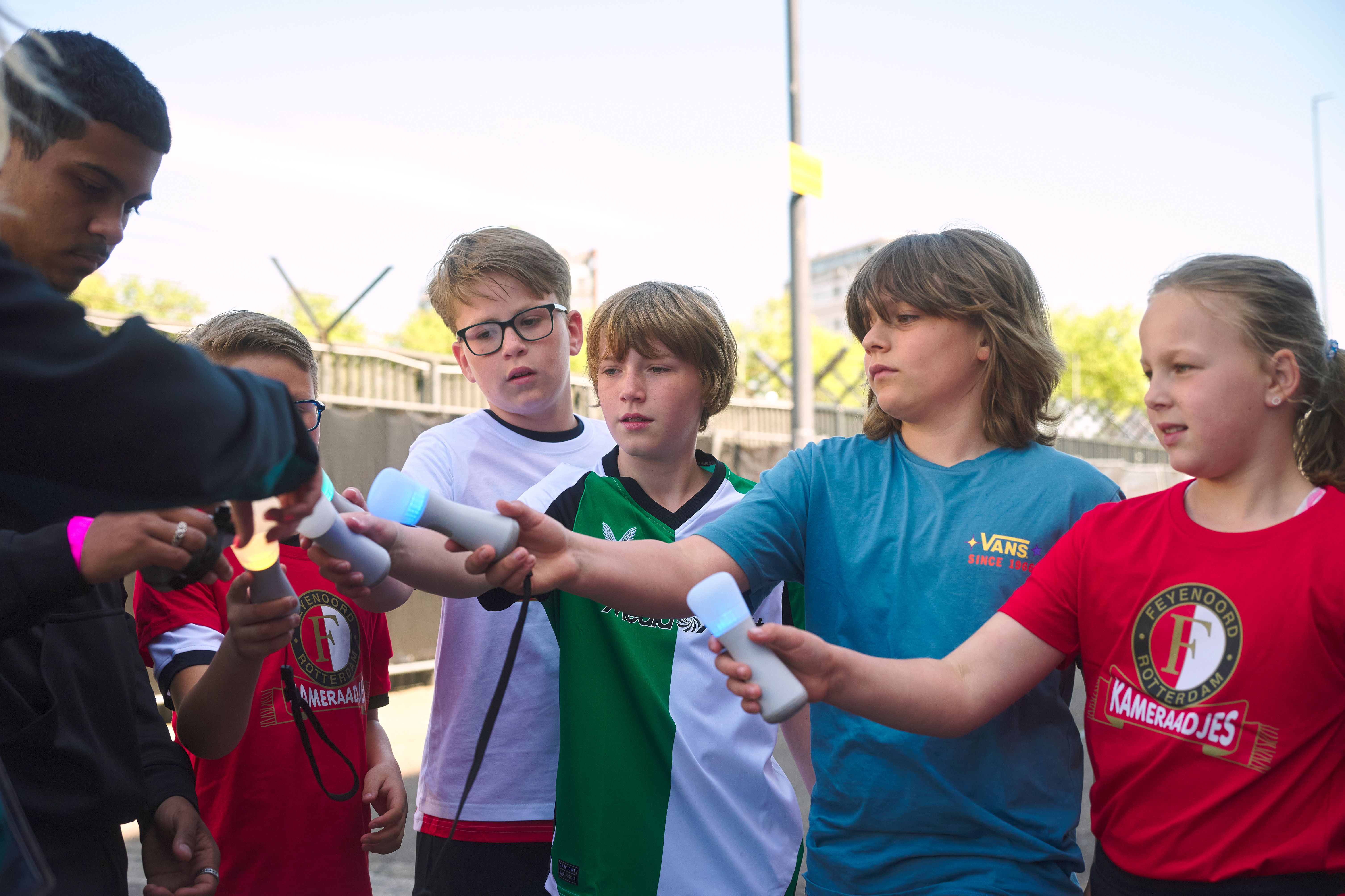 Kameraadjeswedstrijd Feyenoord V1 - Excelsior in De Kuip