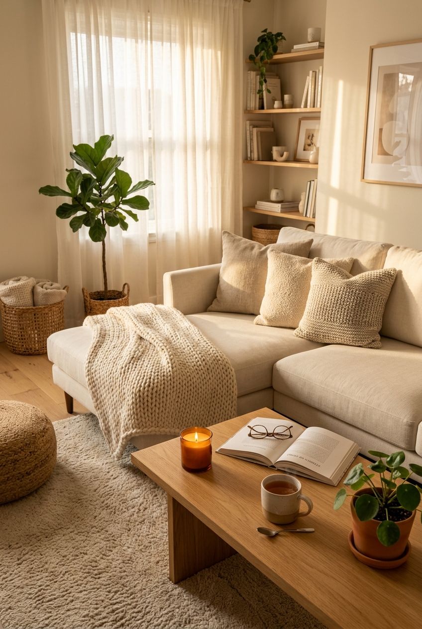 5 Simple Ways to Make Your Living Room Feel Cozy Pin