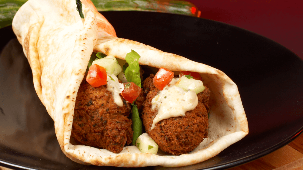 #2 FALAFEL PITA WRAP (vegetarian)