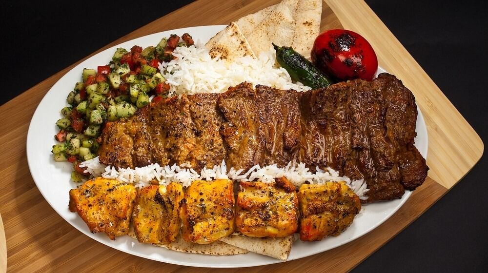 #21 CHELO KABOB BARG & CHICKEN KABOB