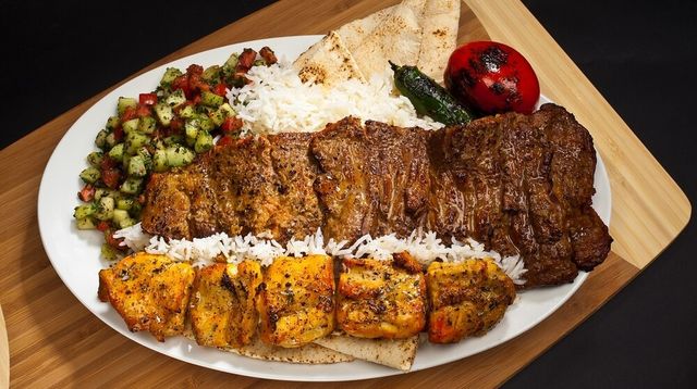 #21 CHELO KABOB BARG & CHICKEN KABOB