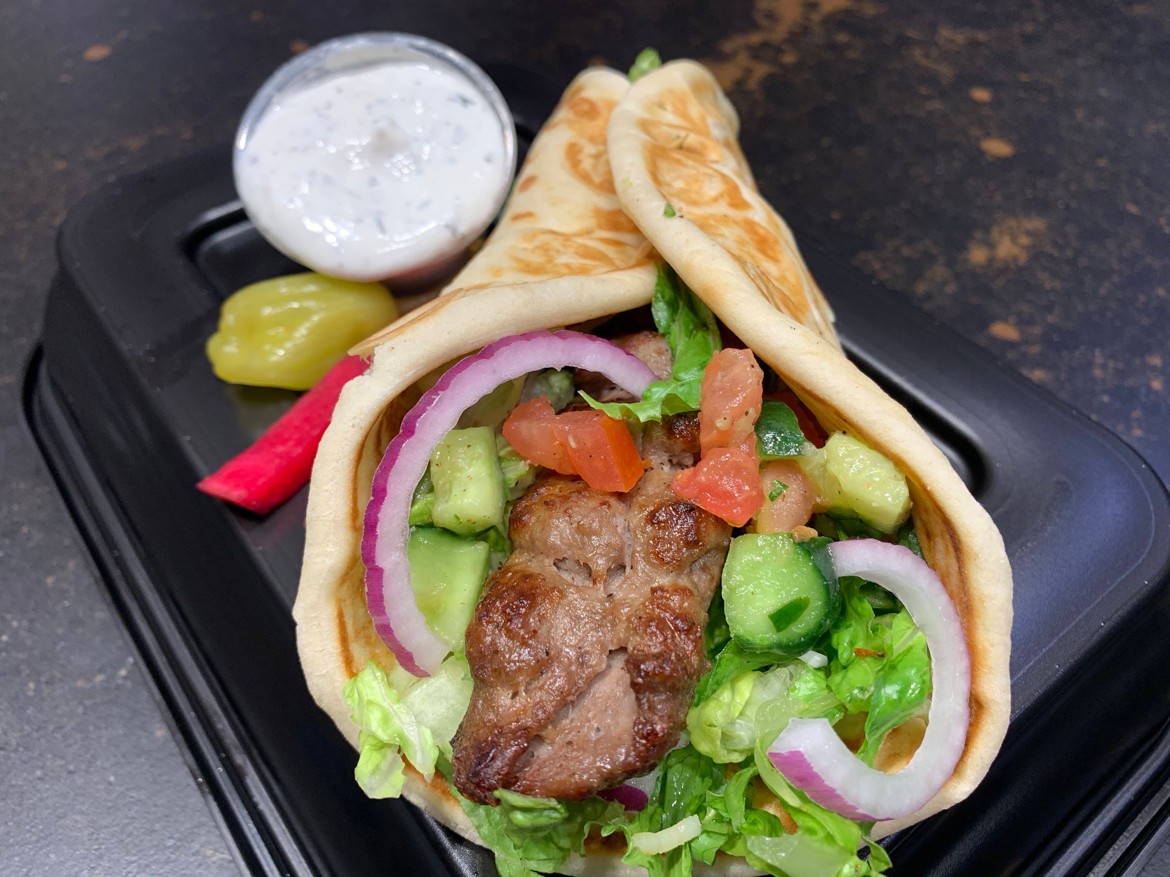 #4 BEEF KOUBIDEH PITA WRAP