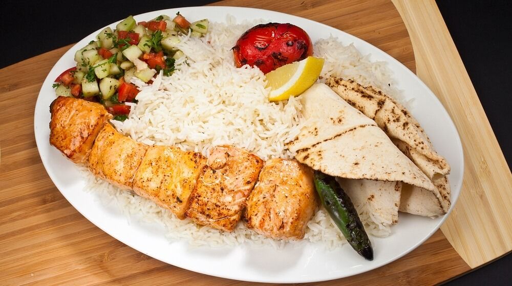 #17C SALMON KABOB