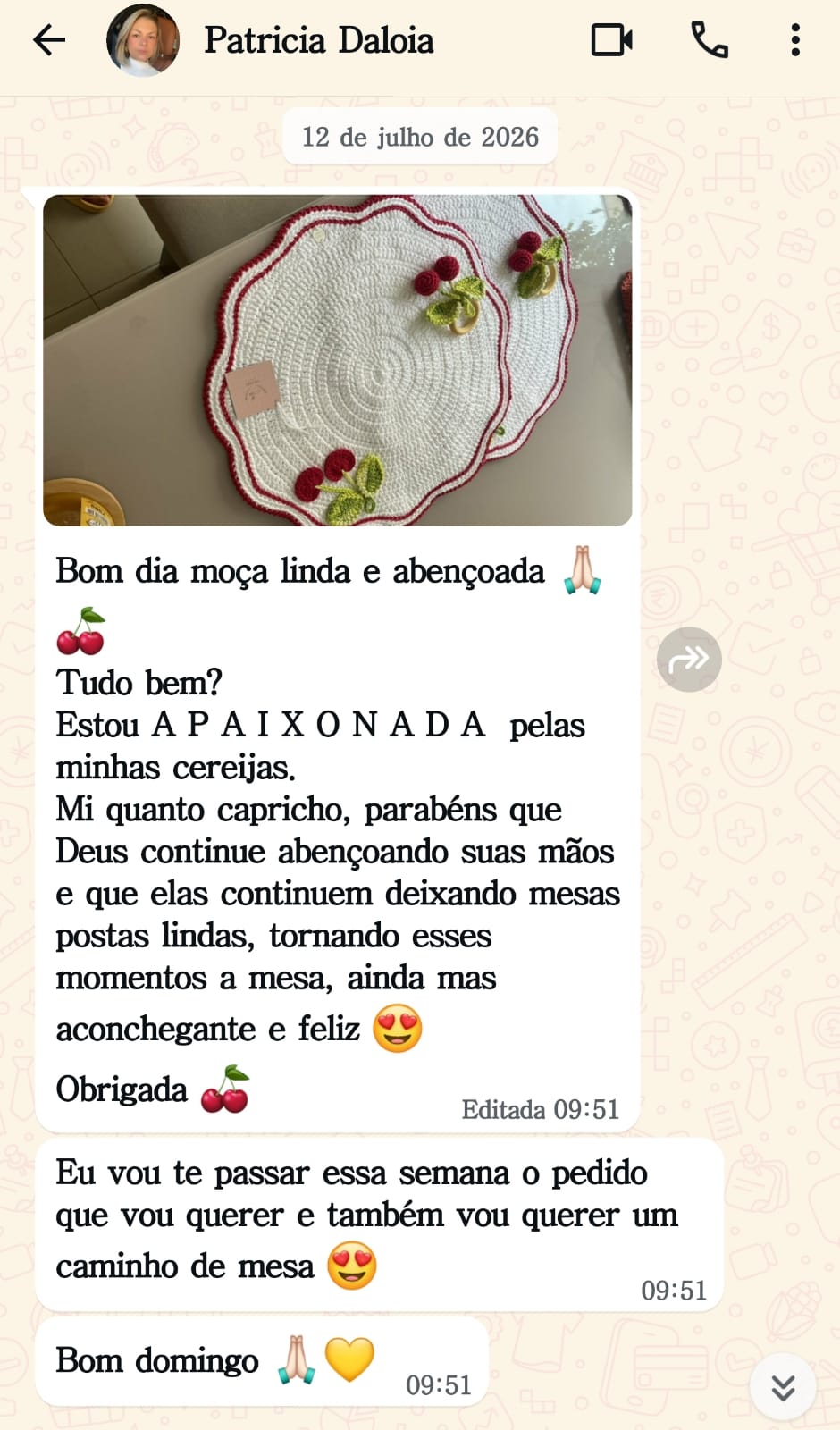 Feedback de Patricia Daloia