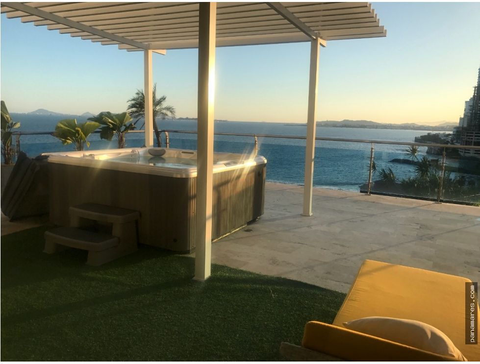 PH Aqualina - Punta Pacifica - Amoblado — Penthouse en Alquiler