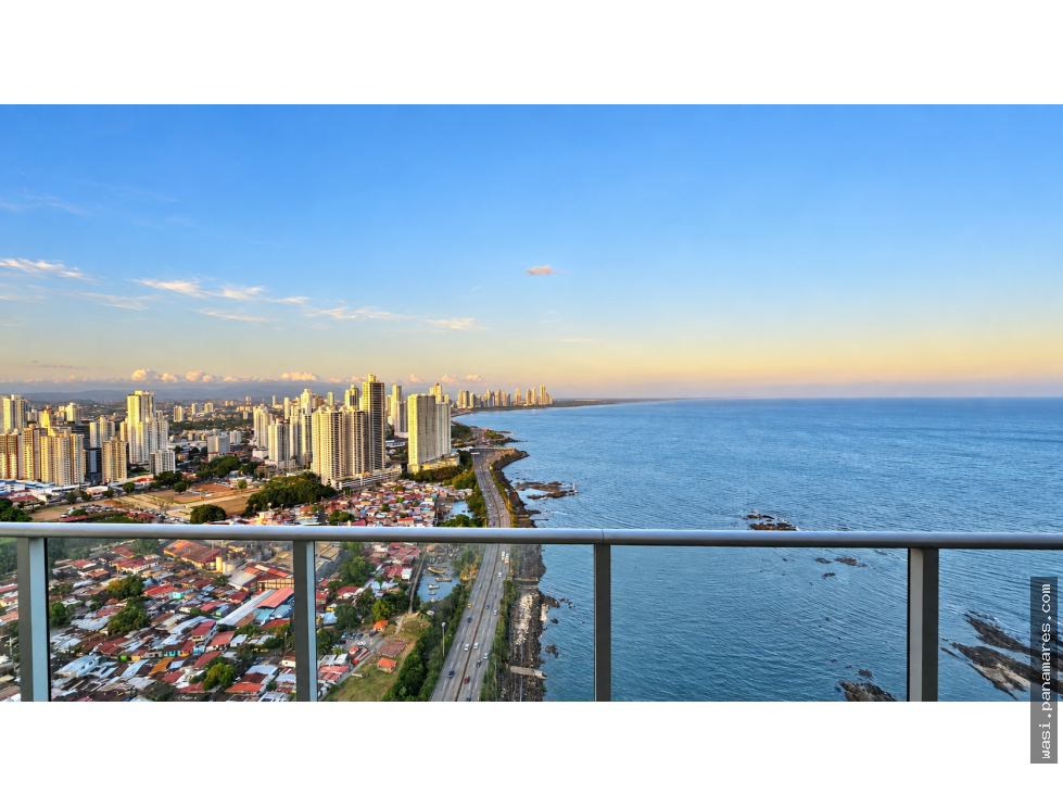 Piso Alto Frente Al Mar En PH Oceanaire – Punta Pacífica — Apartamento en Alquiler