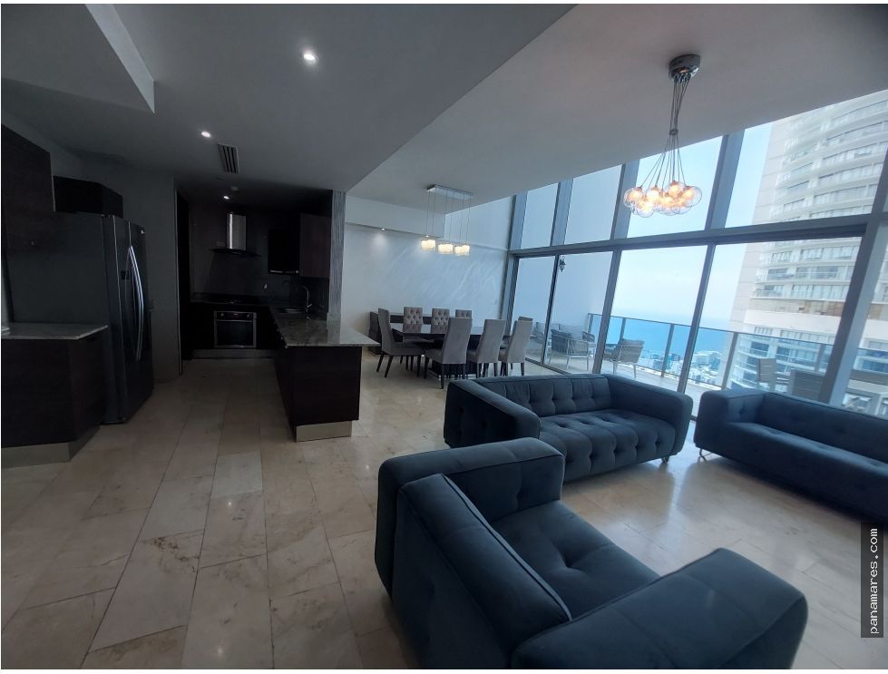 Modelo C Especial Amoblado - Grand Tower - Punta Pacifica — Apartamento en Alquiler