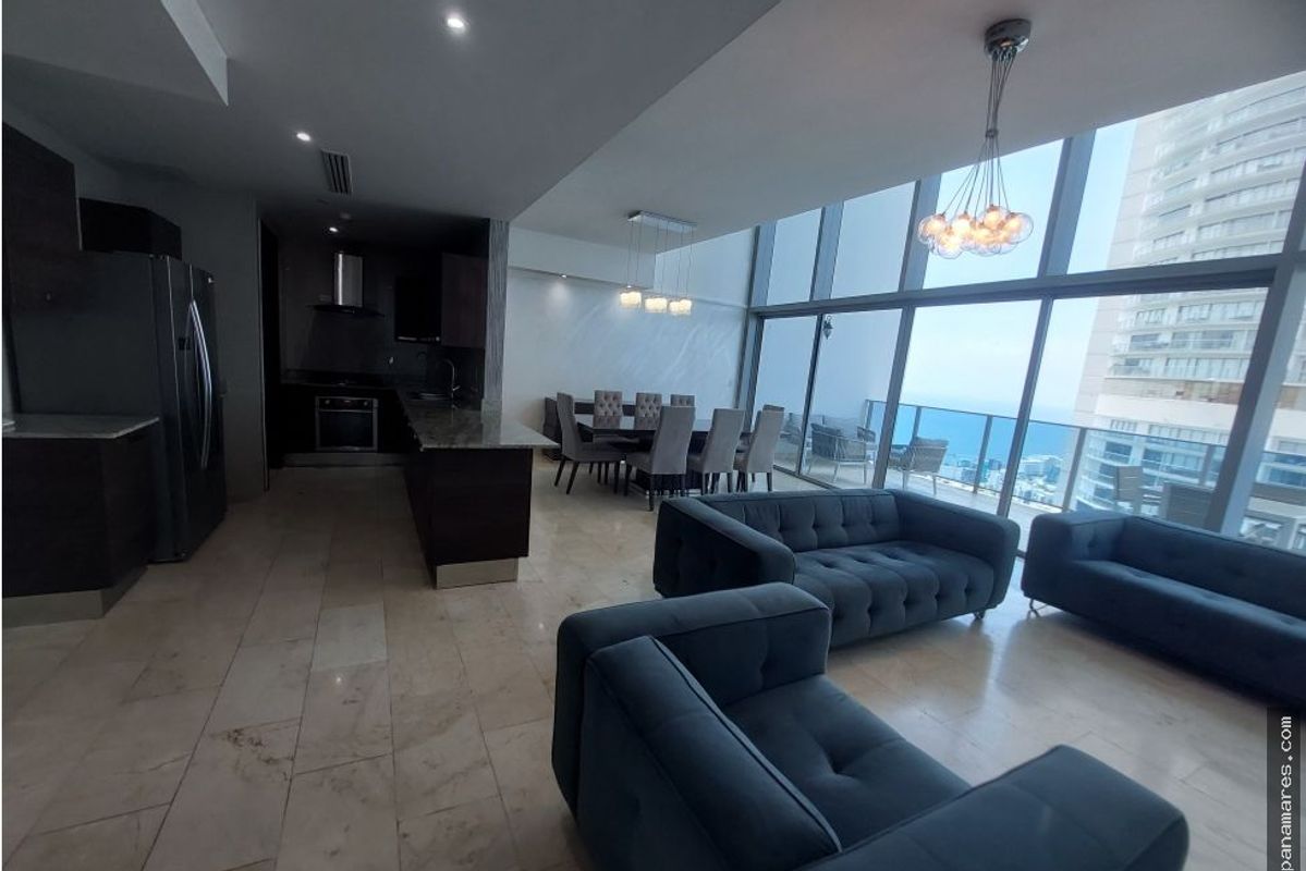 Modelo C Especial Amoblado - Grand Tower - Punta Pacifica — Apartamento en Alquiler