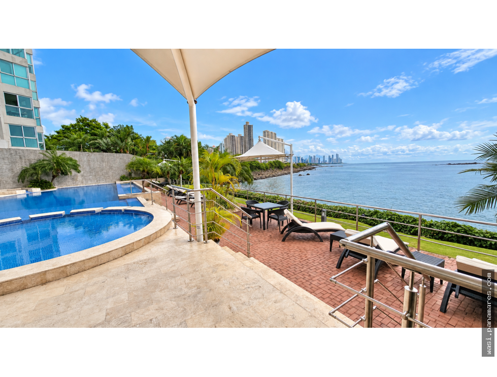 Piso Alto Frente Al Mar En PH Oceanaire – Punta Pacífica — Apartamento en Alquiler