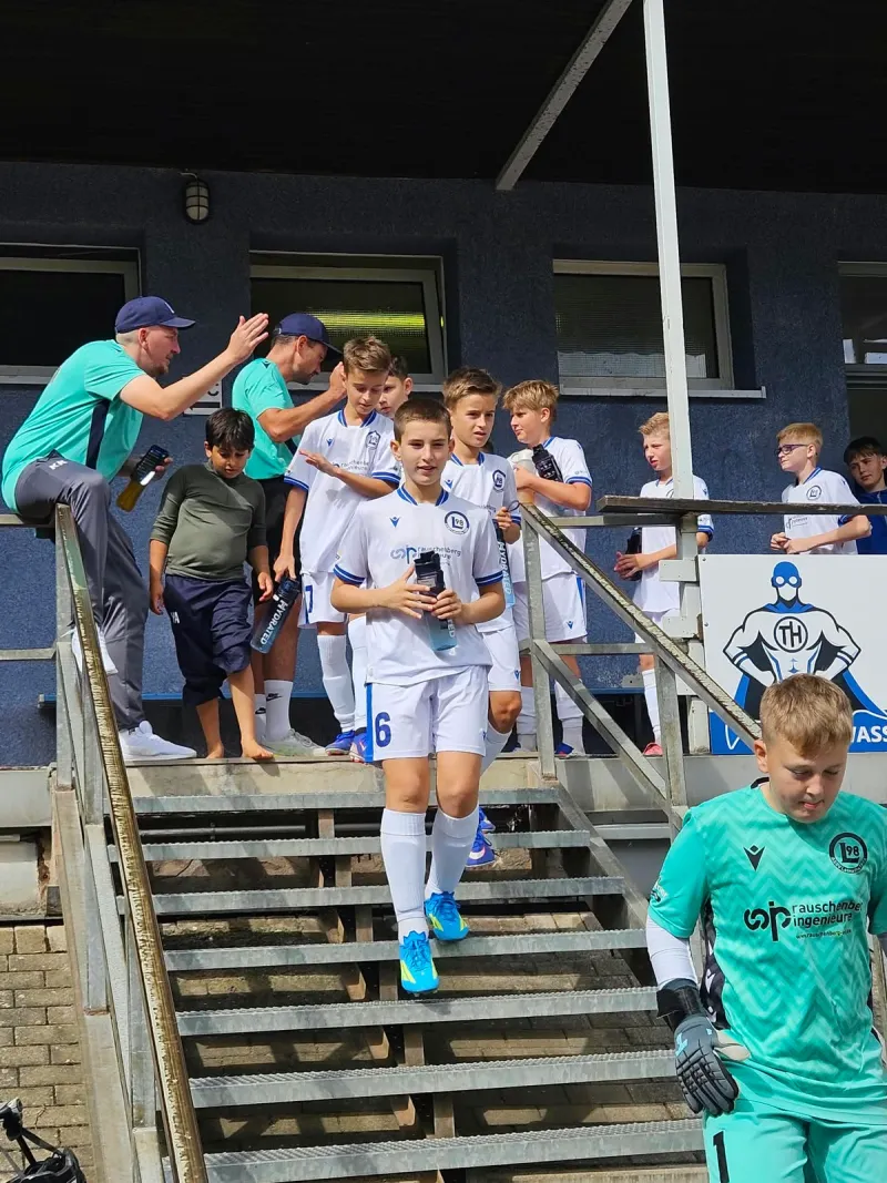 Unsere D1 auf dem Weg zum ersten Spiel