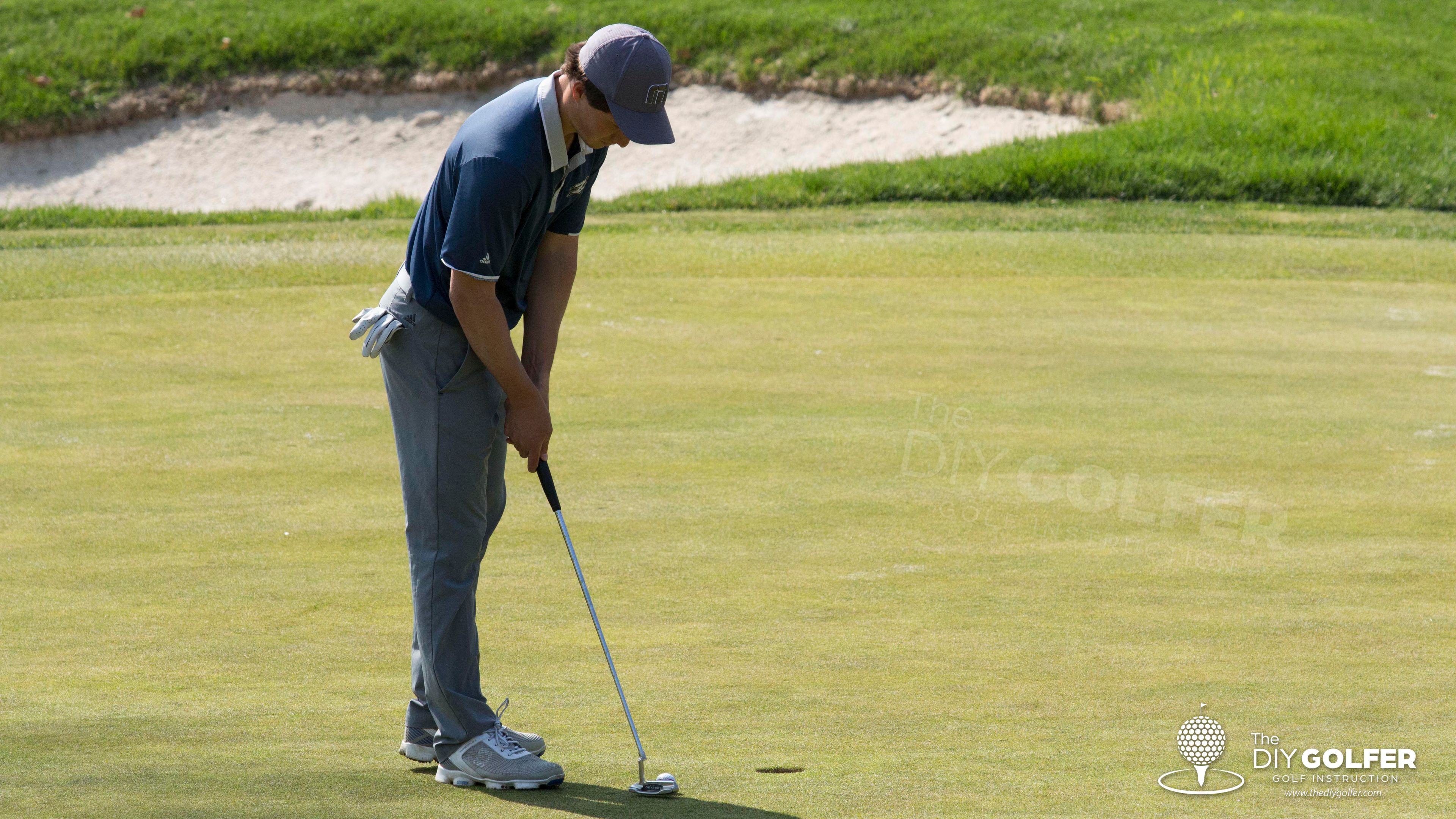 High Quality Golf Putting Image: Tapping in Putt