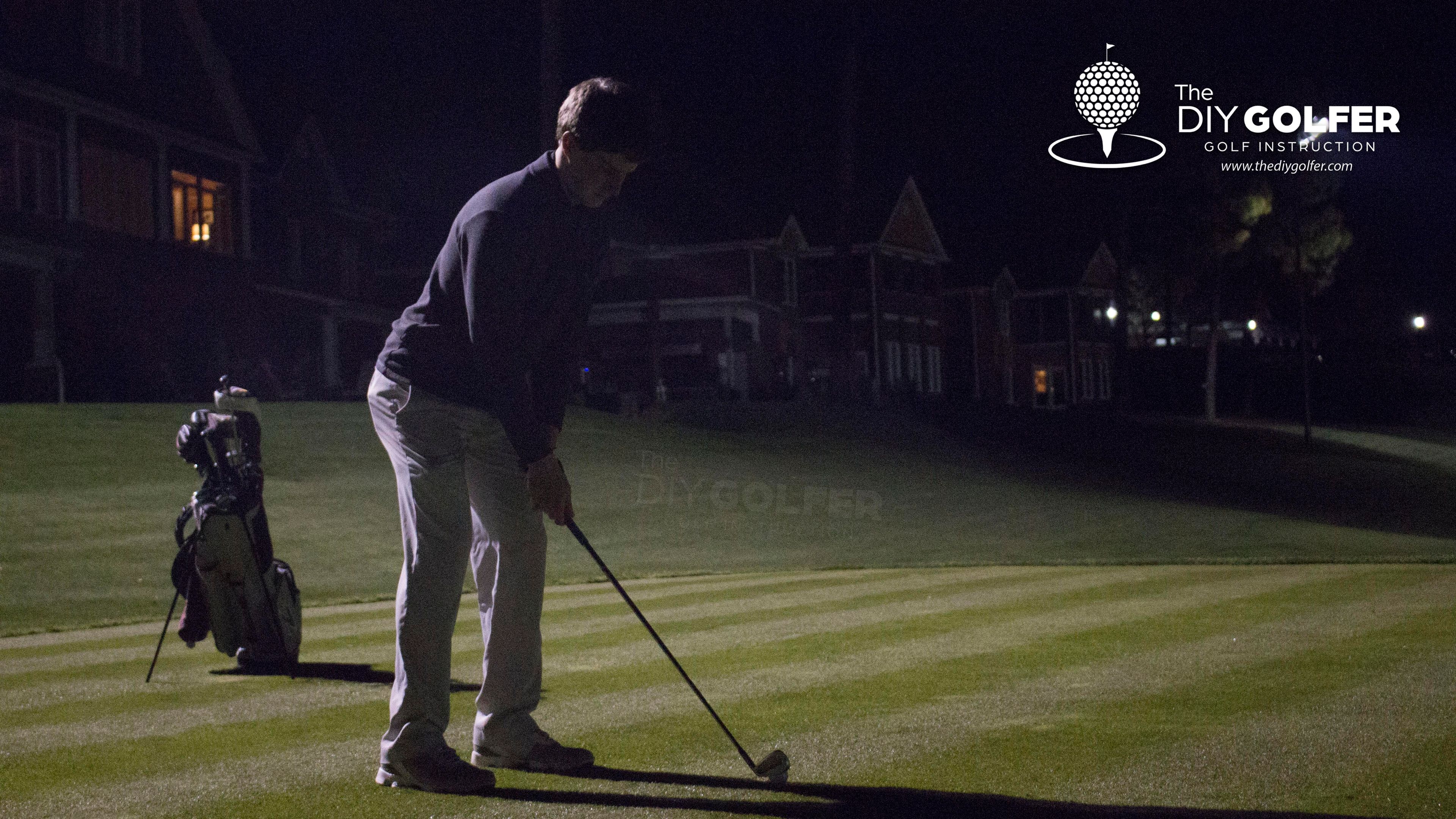 Night Golf Photo: Address Position DTL