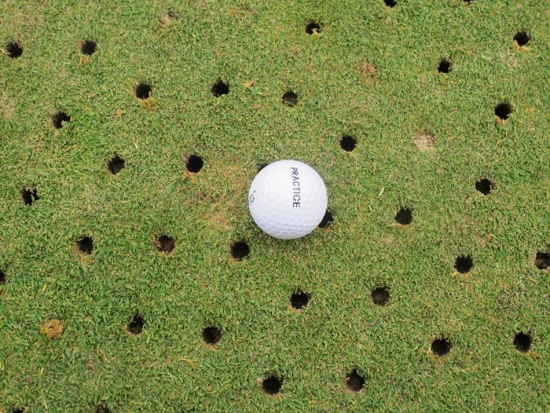 Golf Terms: Aerated Greens cover image