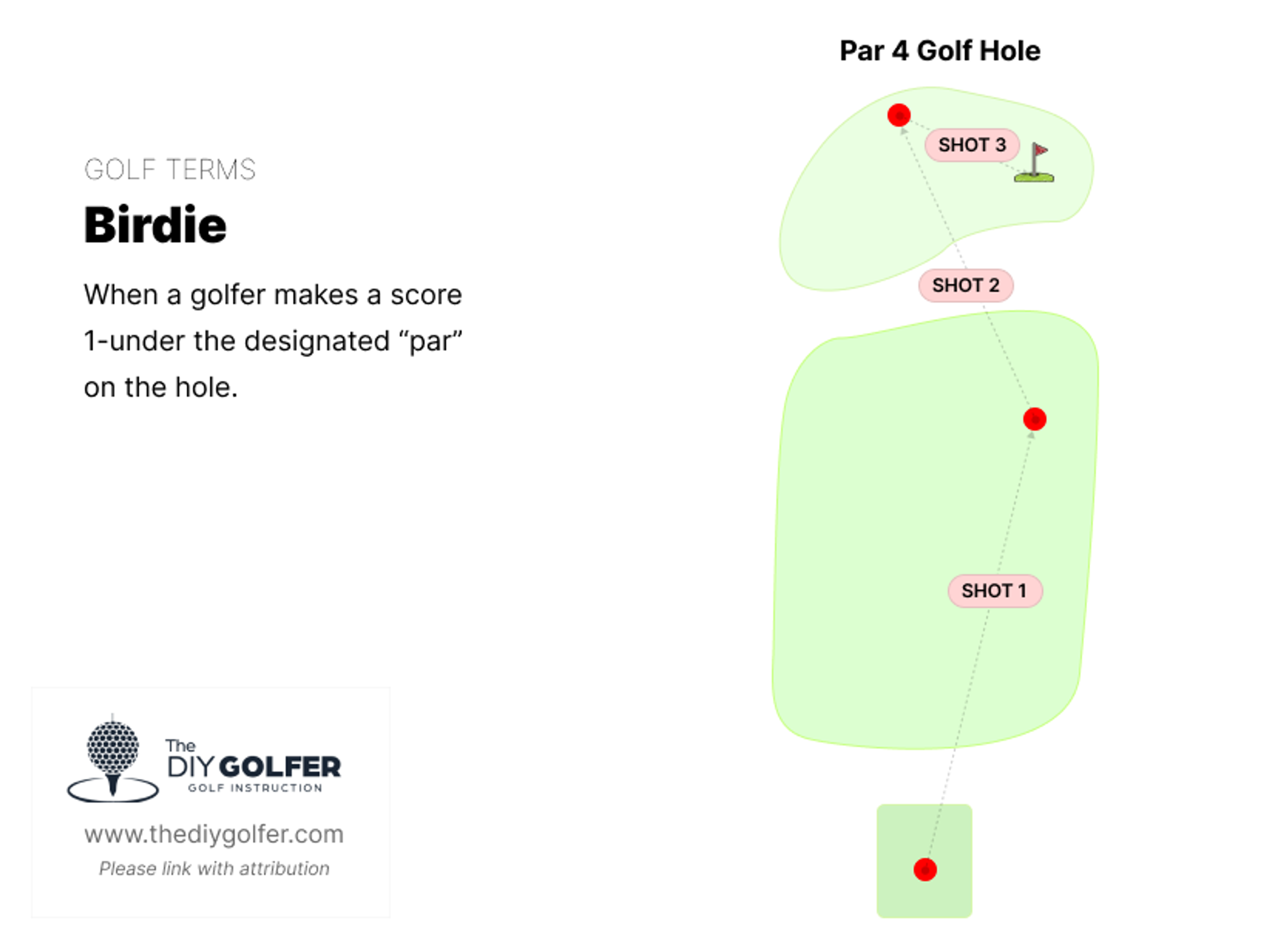 Golf Terms Infographic: What is a Birdie?