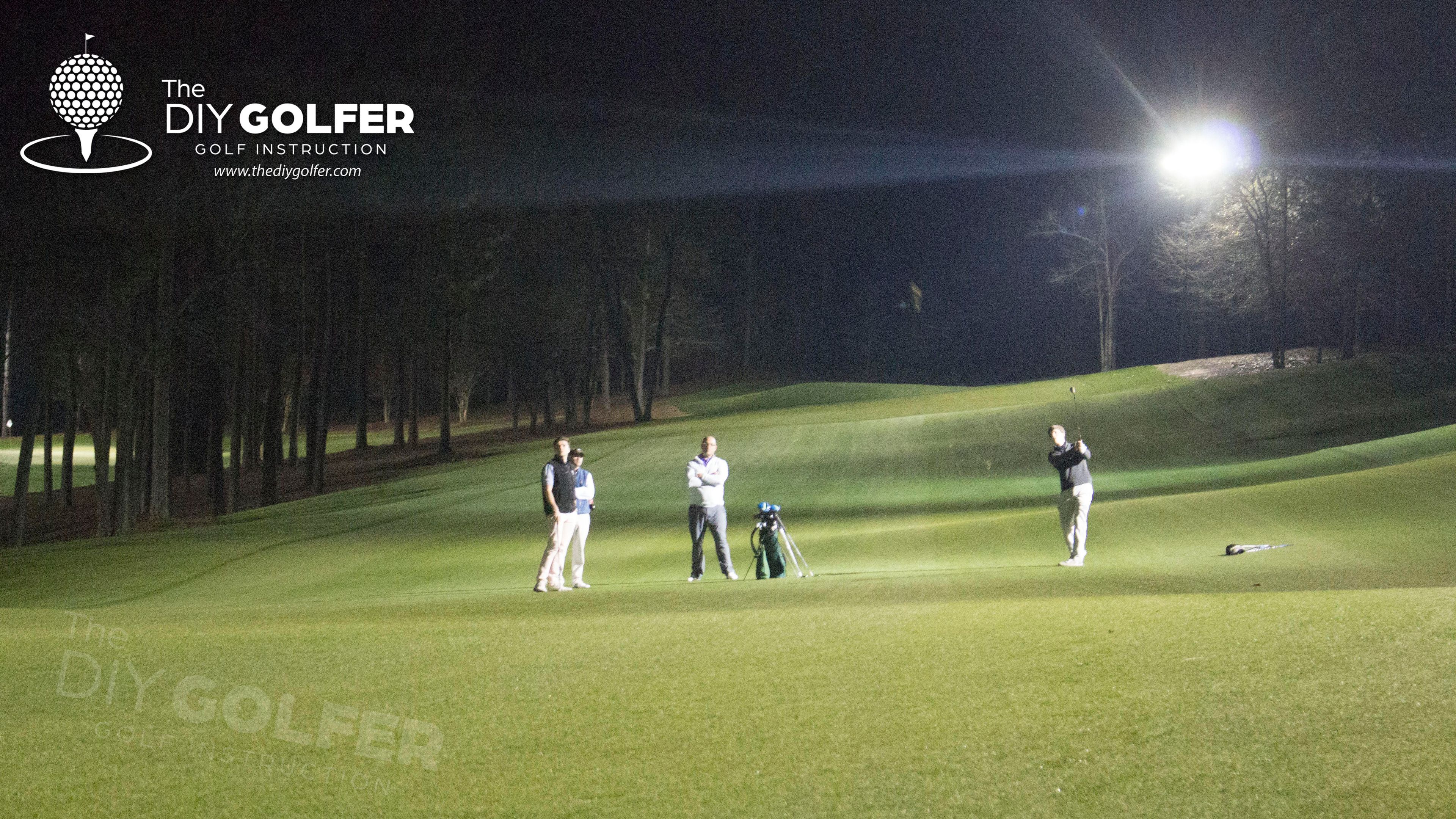 Night Golf Photo: Approach Shot from Distance