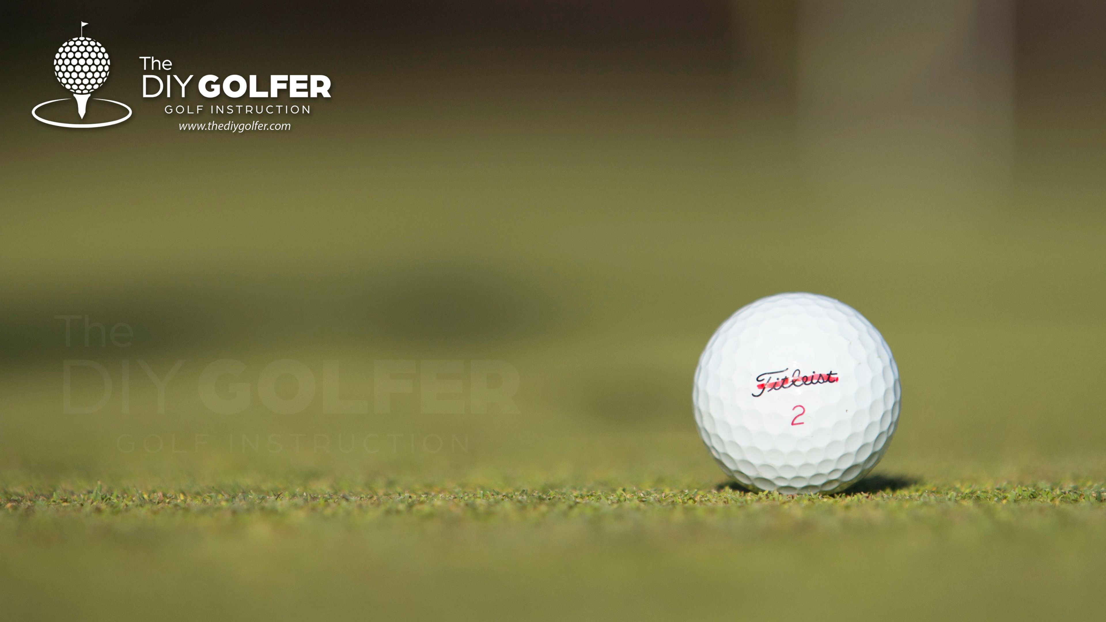 High Definition Titleist Golf Ball Photo: On Putting Green