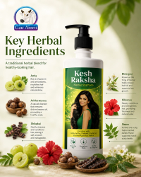 Gau Amrit Kesh Raksha Herbal Shampoo thumbnail 1