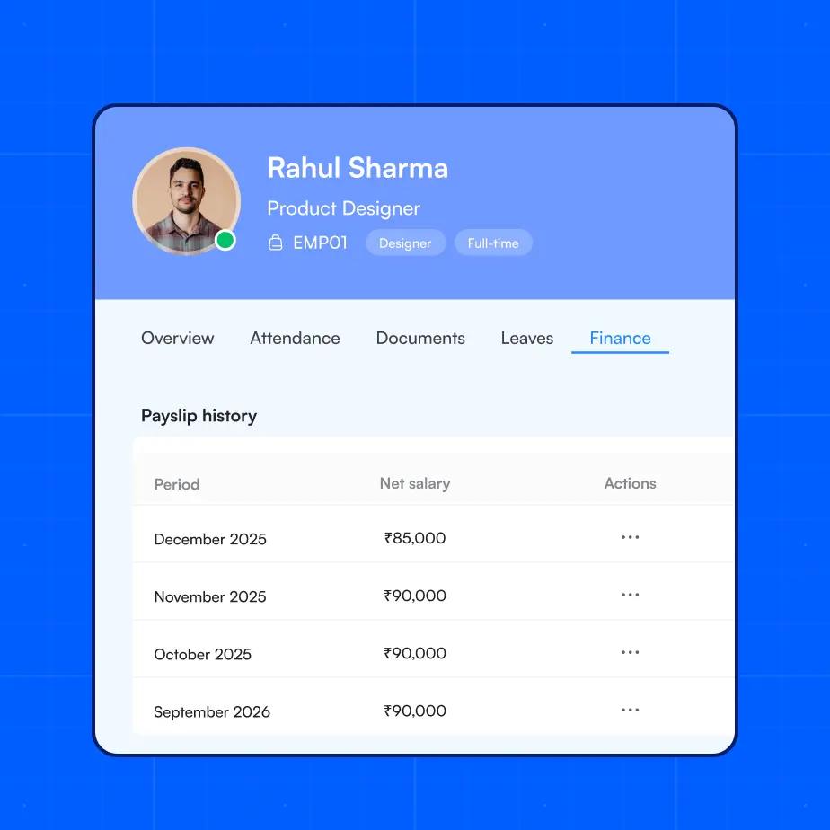 Employee experience dashboard