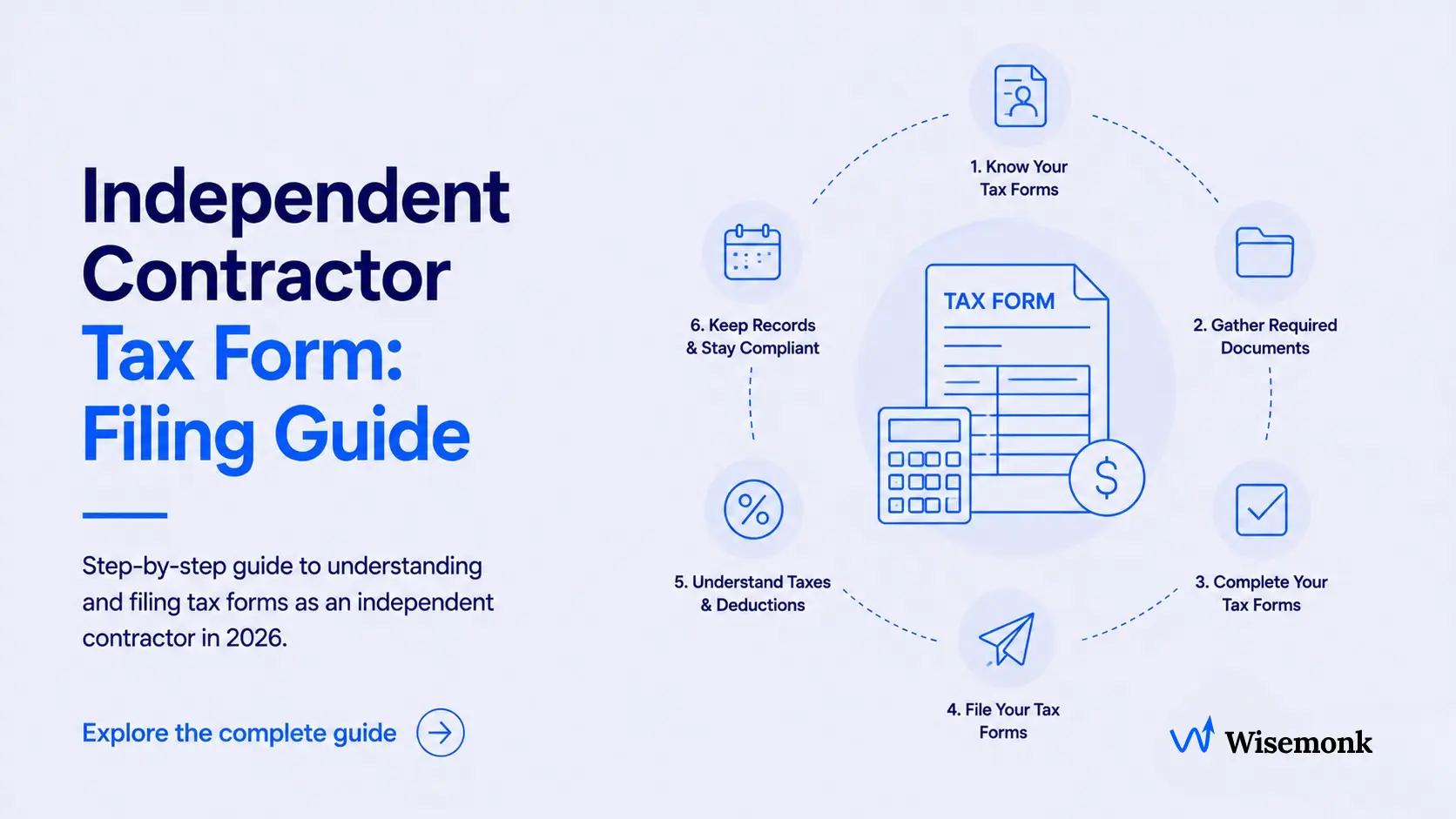 Independent Contractor Tax Form: 2026 Filing Guide