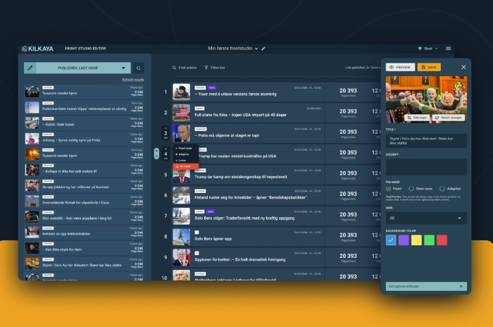 Hjelp oss å utvikle hjernen bak nettavisene