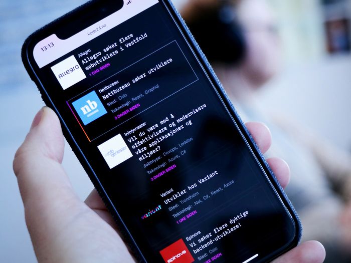 Stillingsannonse-priser på kodejobb og kode24