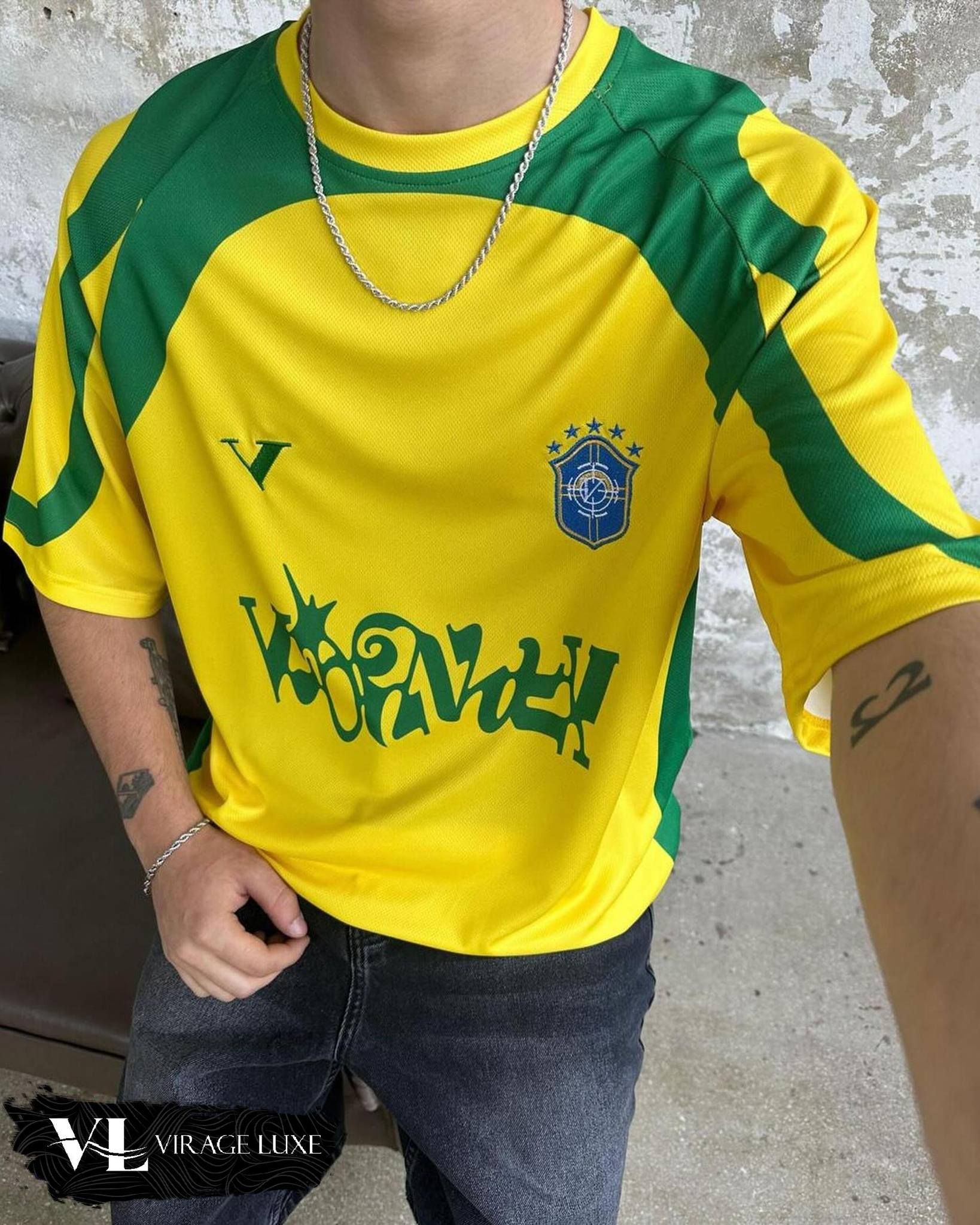 T-Shirt Oversize Difrensel Brazil 