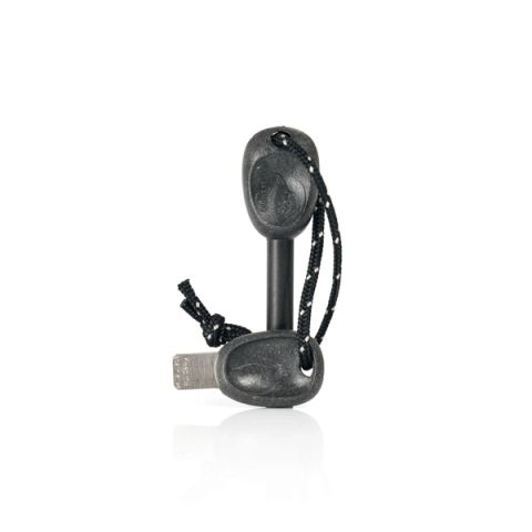 Zwarte Light My Fire Swedish FireSteel Army 2in1 met striker en fluitje