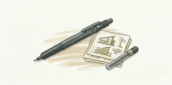 Rotring 600: The Metal Pen Architects Do Not Throw Away