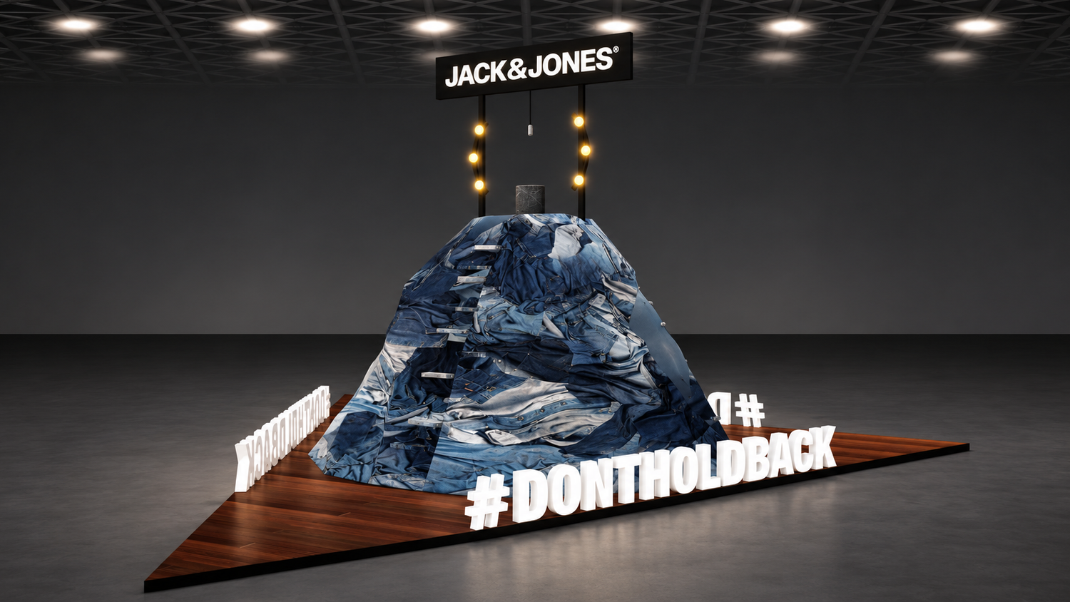 A Summit Built Of Jeans — production still