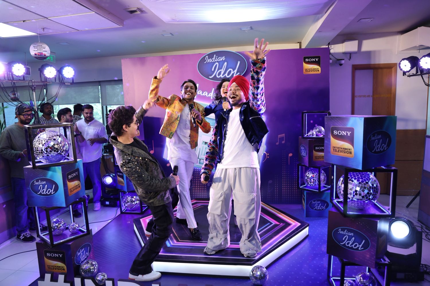 Indian Idol: Bringing the Stage to You — production still