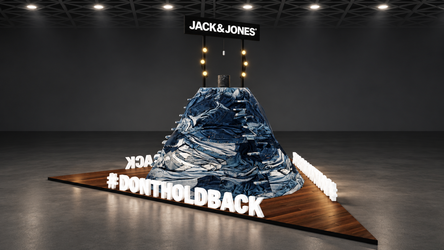 A Summit Built Of Jeans — production still