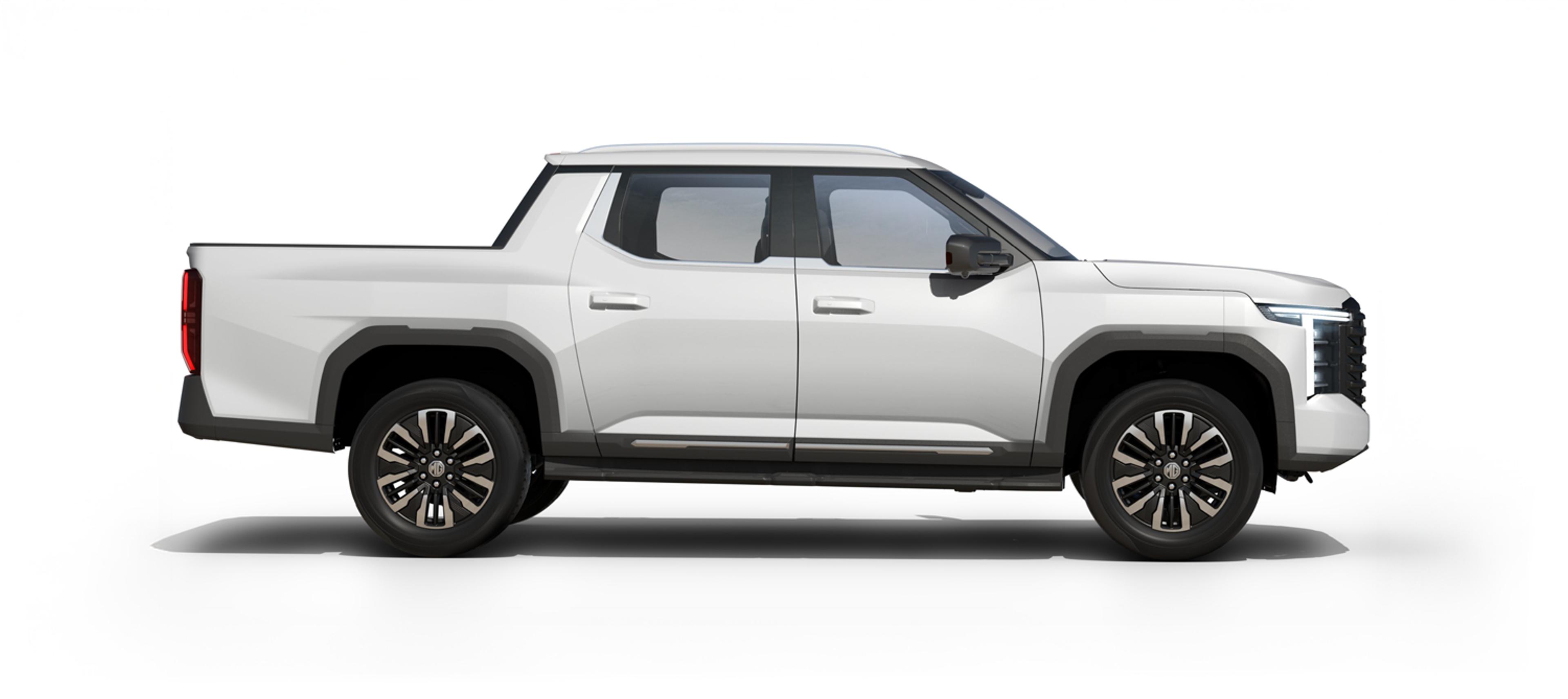 2026 MG U9 EV electric ute side profile