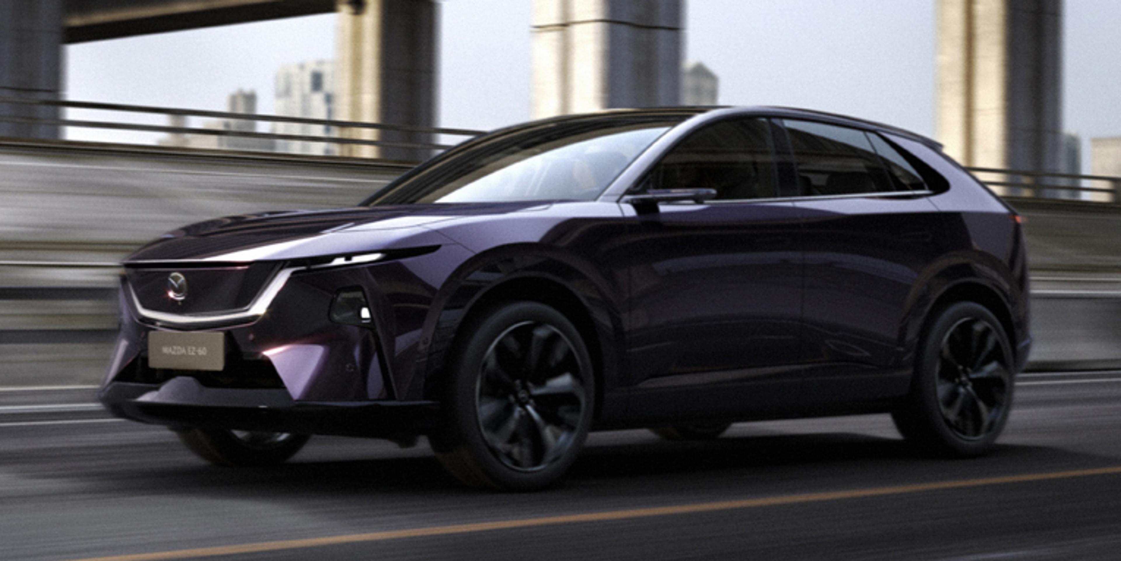 Mazda EZ-60, the electric SUV sold in Australia as the Mazda CX-6e